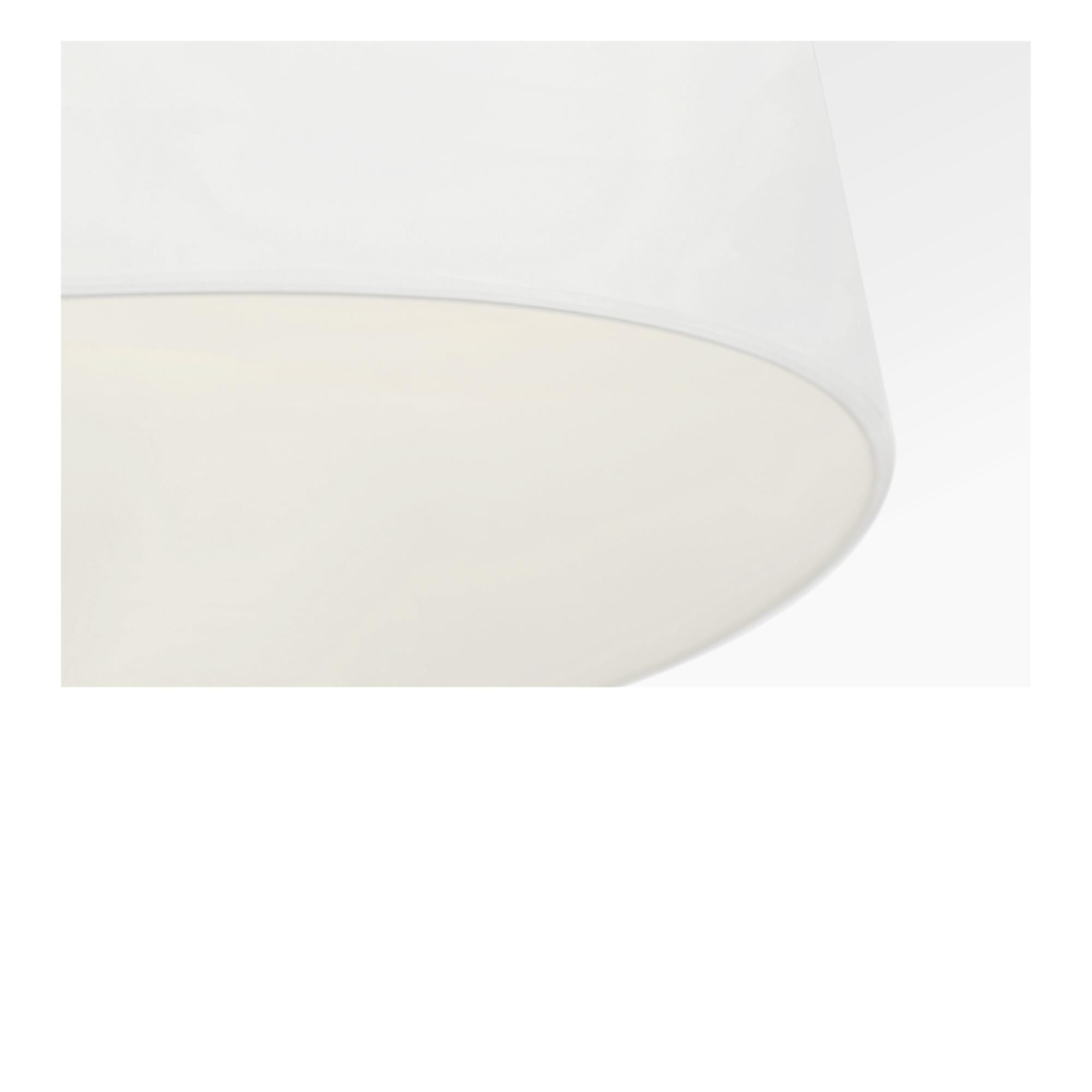 Shown in Brushed Nickel finish and Etched White glass