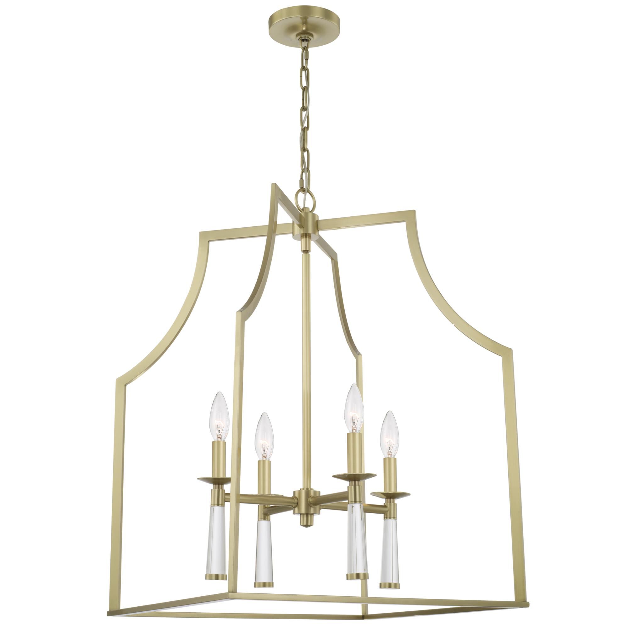 Baxter 22 Inch 4 Light Mini Chandelier by Crystorama