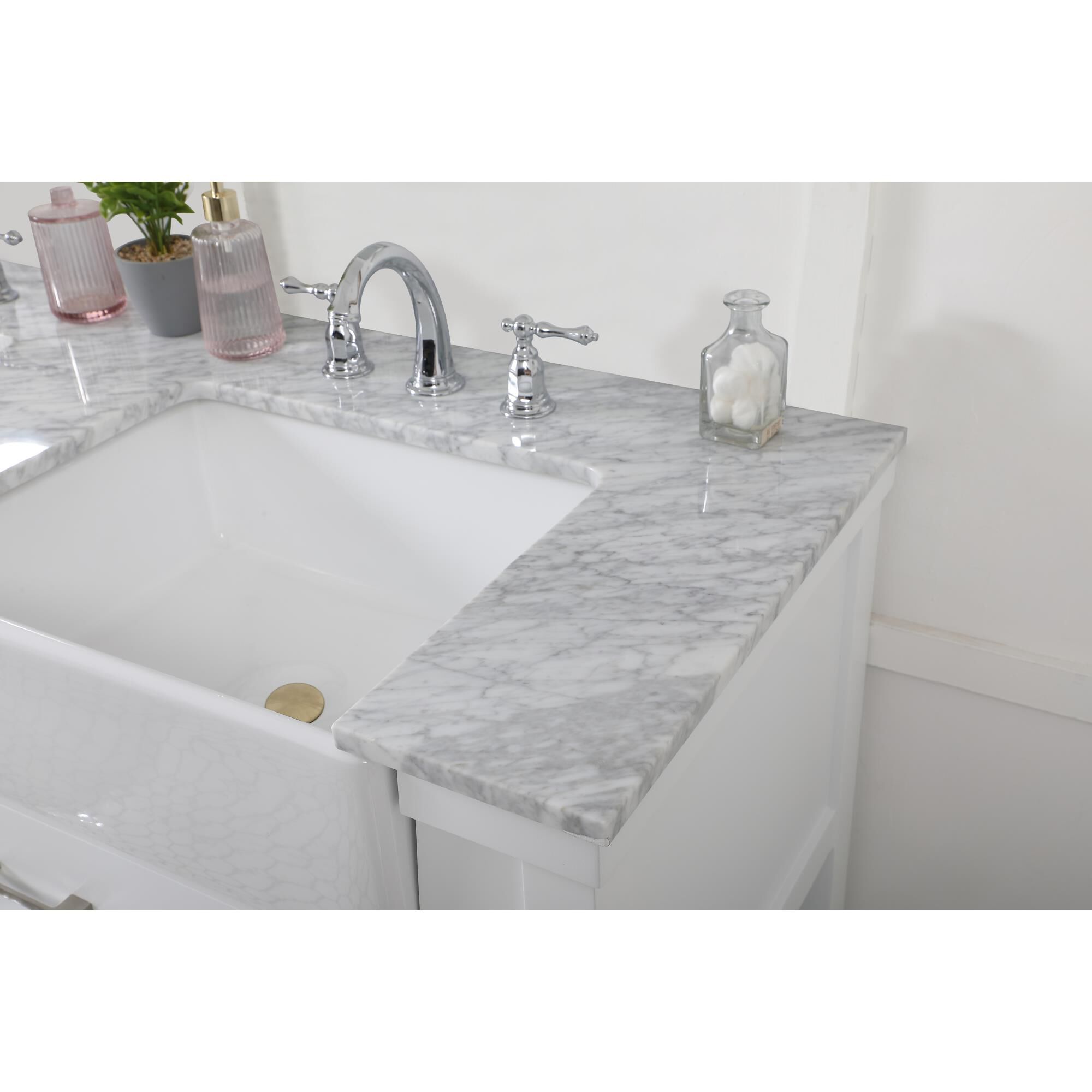 Shown in White finish