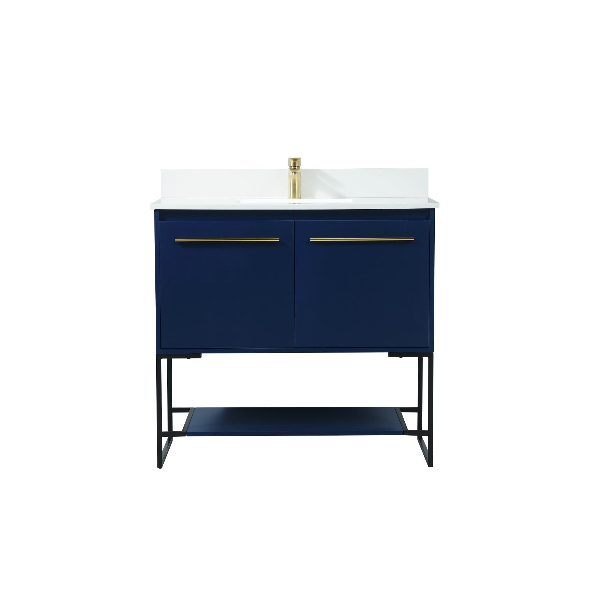 Shown in Blue finish
