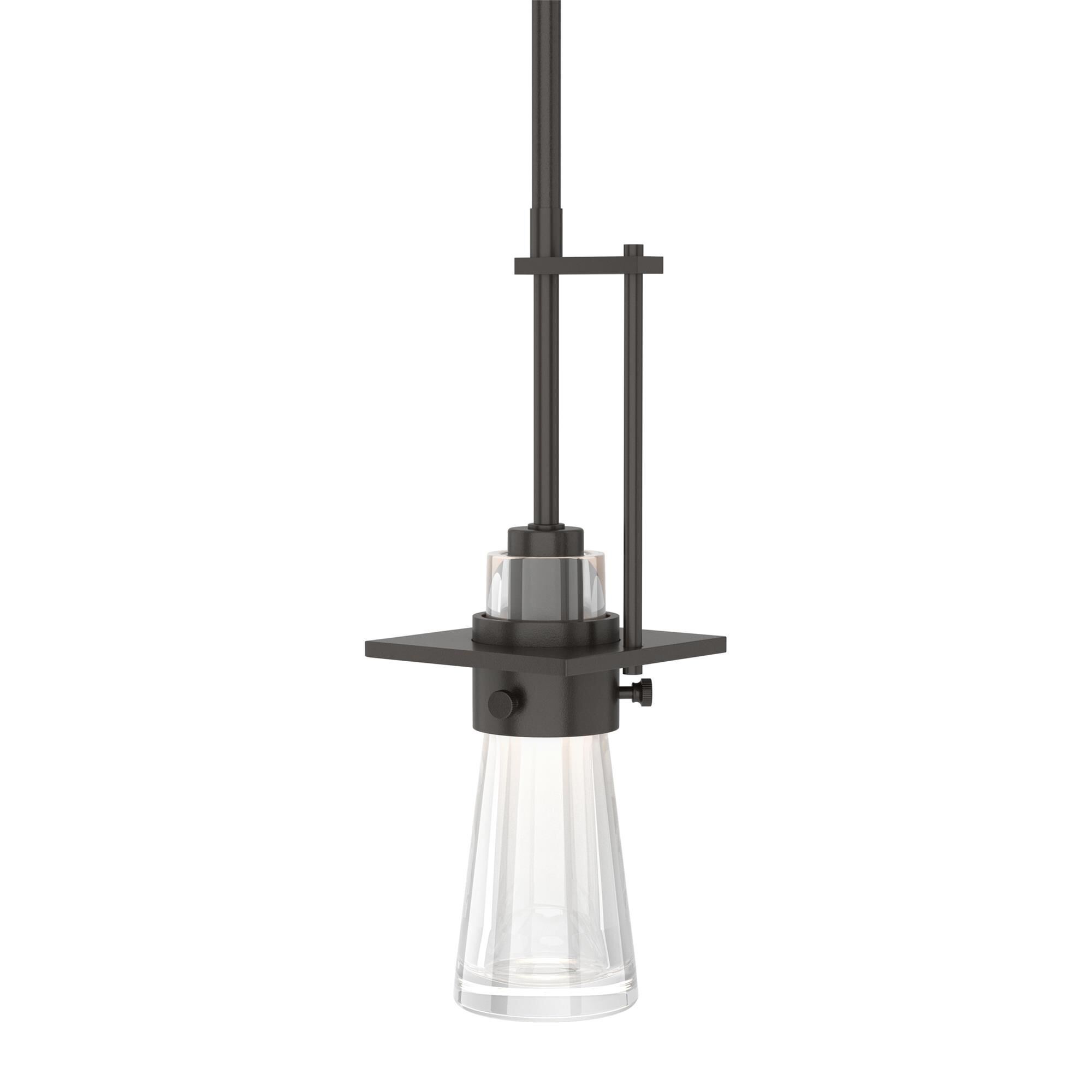 Shown in Oil Rubbed Bronze finish and Clear glass