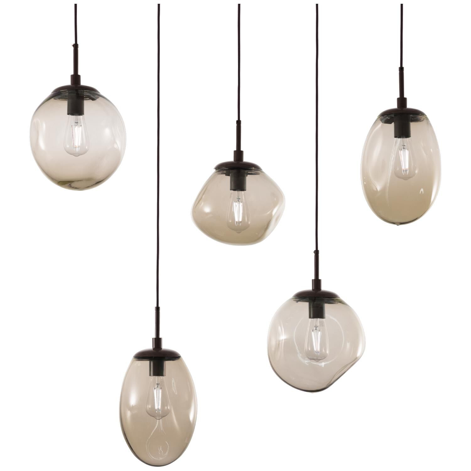 Levi Wilson Nebula 42 Inch 5 Light Linear Suspension Light by Hammerton Studio