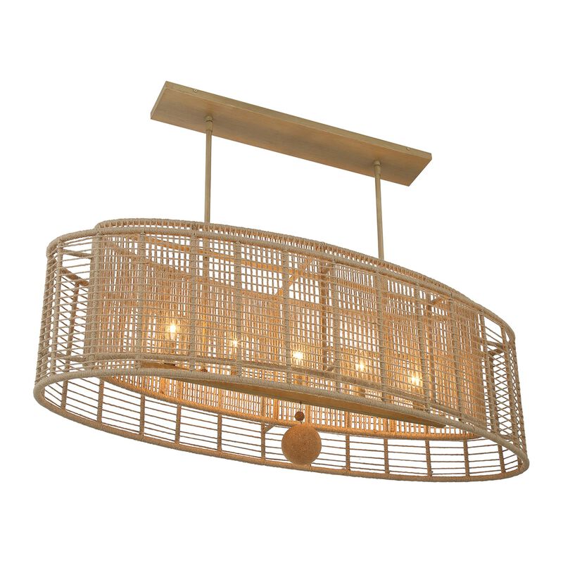 Jayna Medium Linear Chandelier by Crystorama