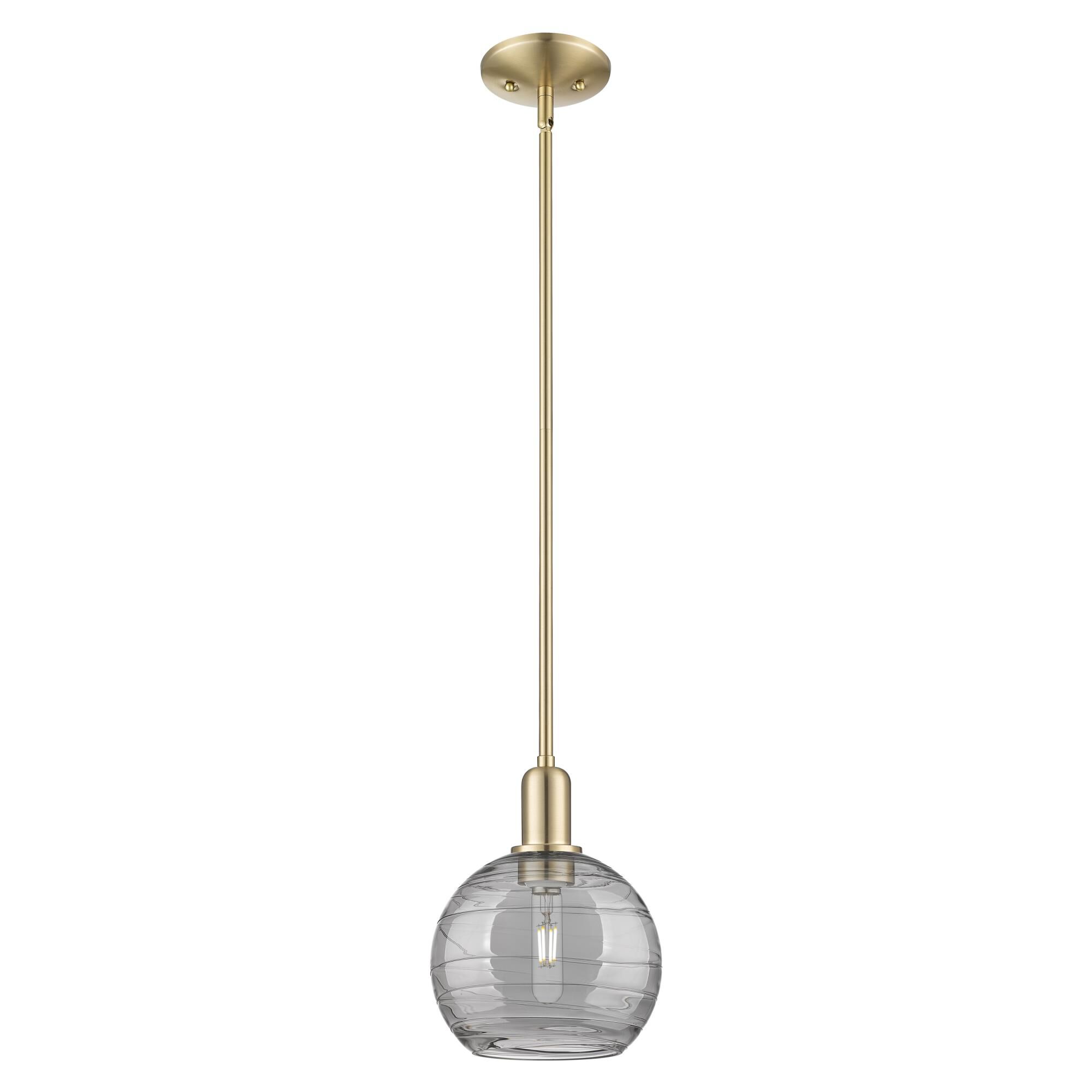 Bruno Marashlian Athens Deco Swirl Mini Pendant by Innovations Lighting