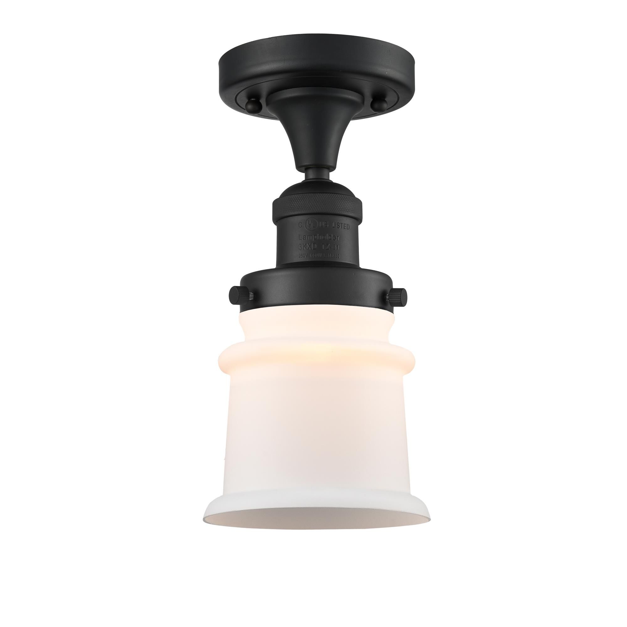 Shown in Matte Black finish and Matte White Cased glass