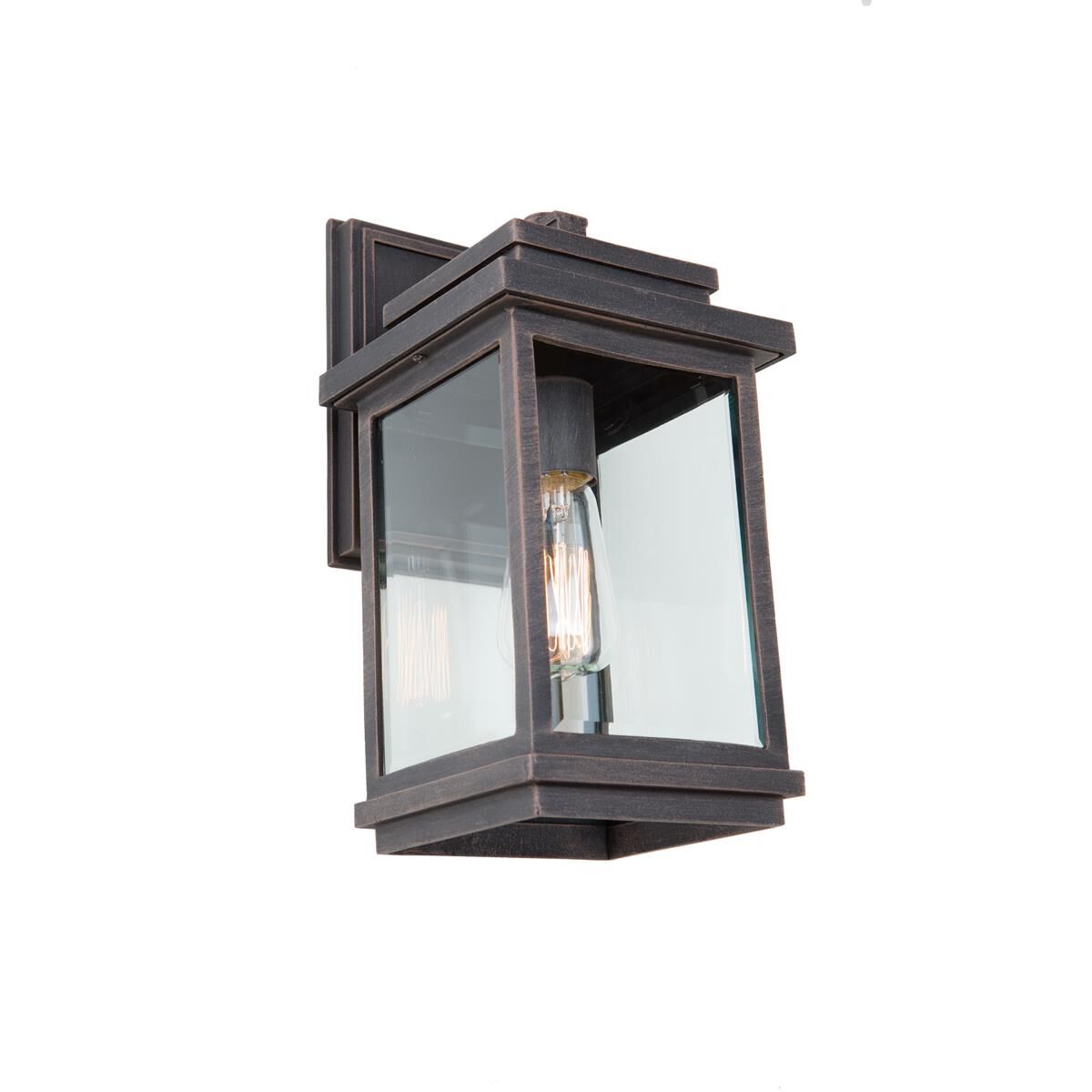 Shown in Oil Rubbed Bronze finish and Clear glass