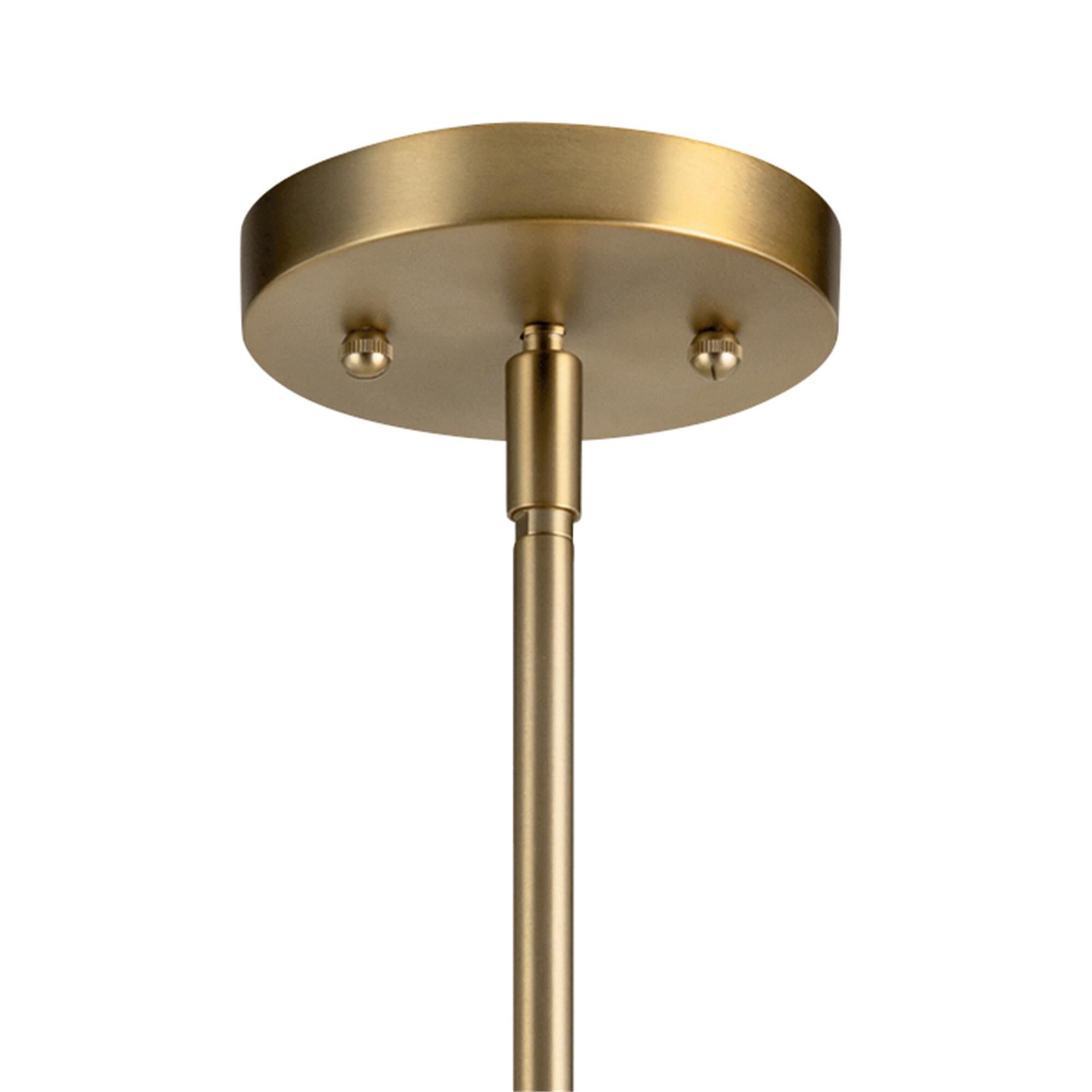 Shown in Classic Bronze finish and Satin Etched glass and White Microfiber shade
