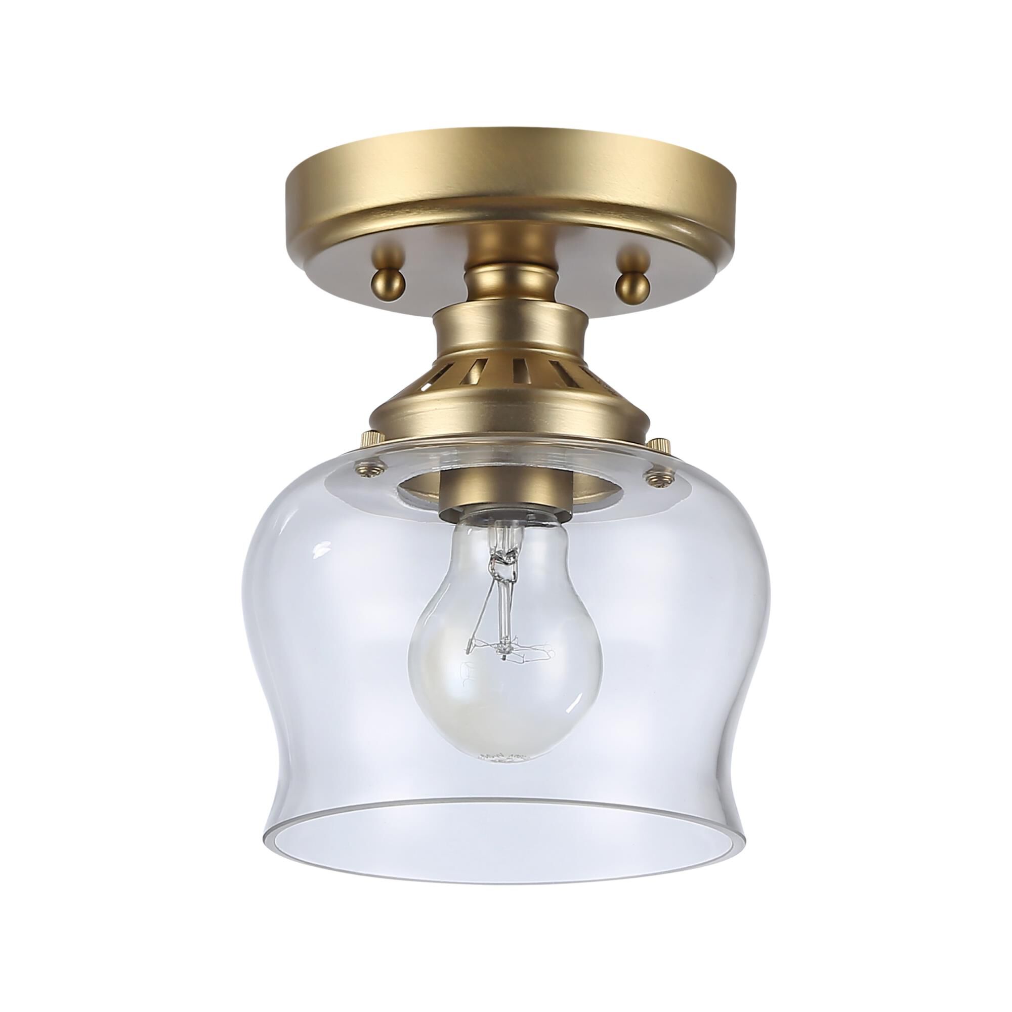 Daphne 6 Inch Semi Flush Mount by Golden Lighting