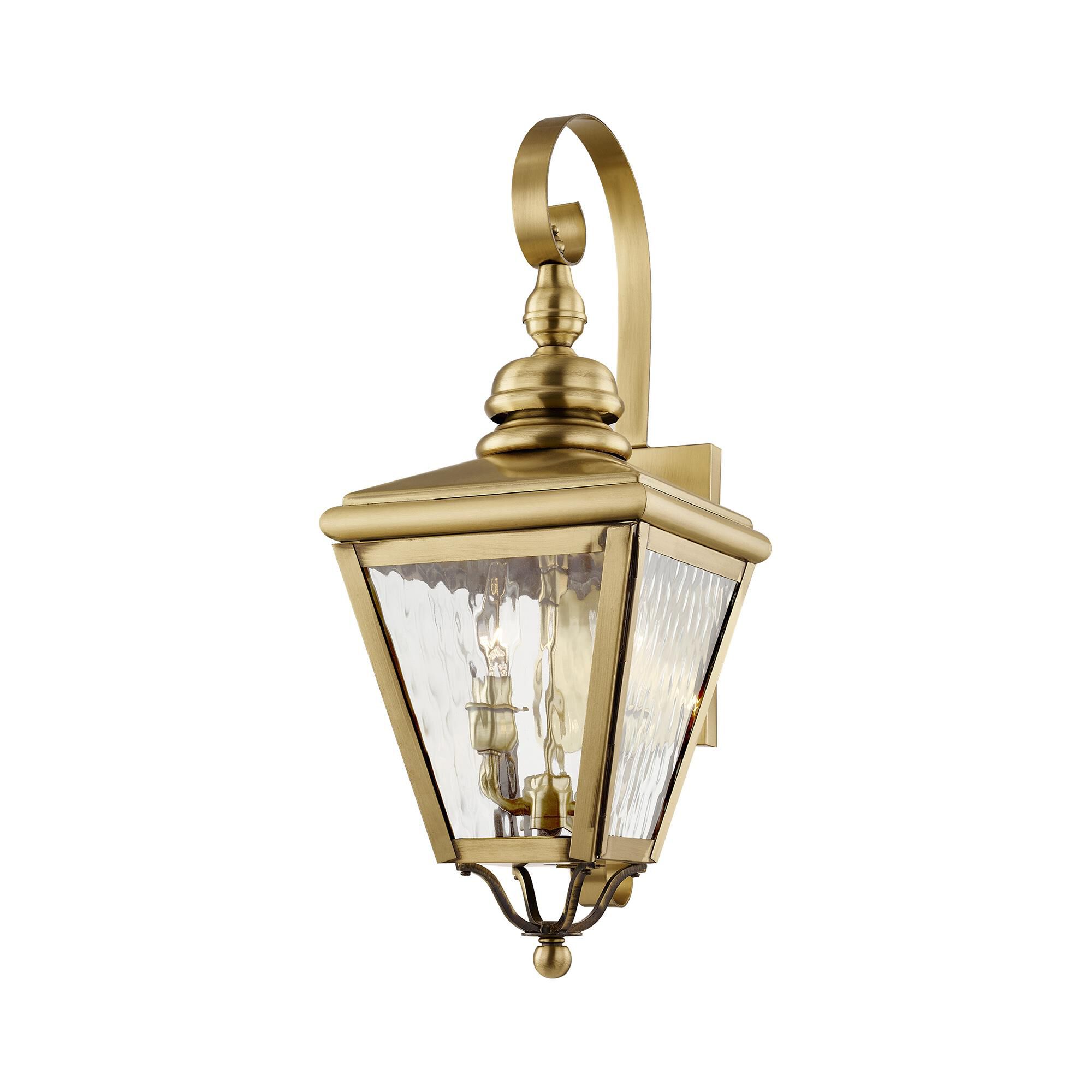 Cambridge 21 Inch Tall 2 Light Outdoor Wall Light by Livex Lighting