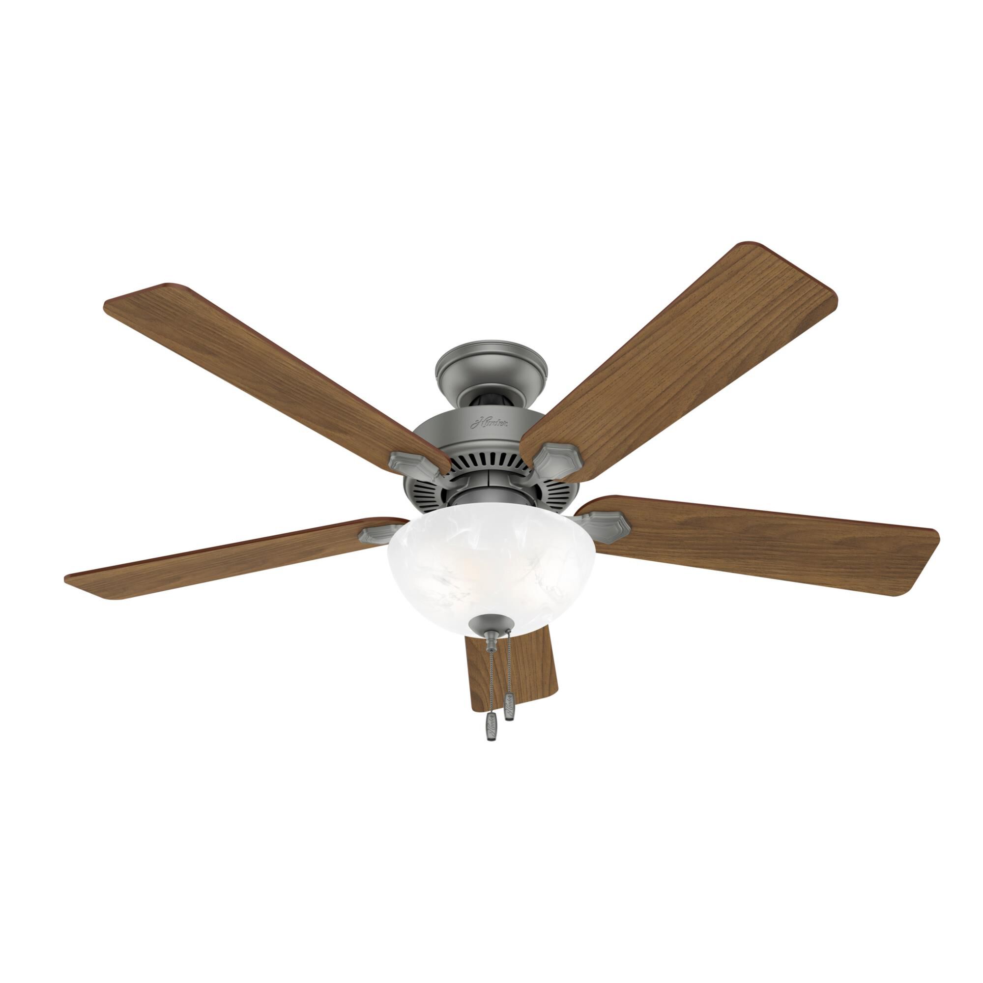 Swanson 52 Inch Ceiling Fan with Light Kit by Hunter Fan