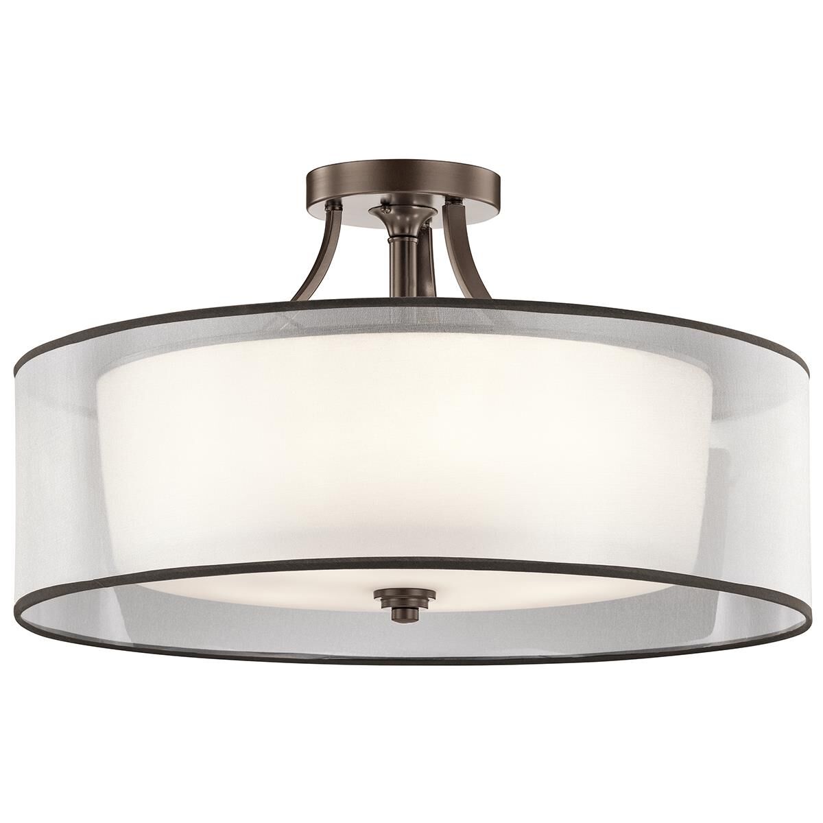 Lacey 28 Inch 5 Light Semi Flush Mount by Kichler Lighting
