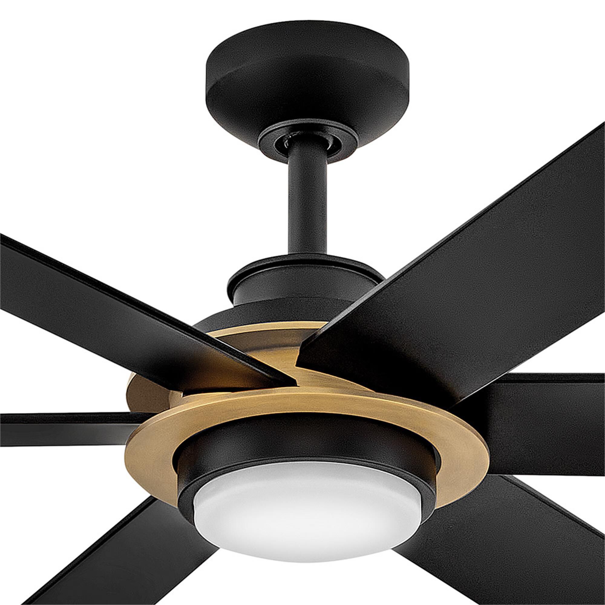 Andros 64 Inch Ceiling Fan with Light Kit,