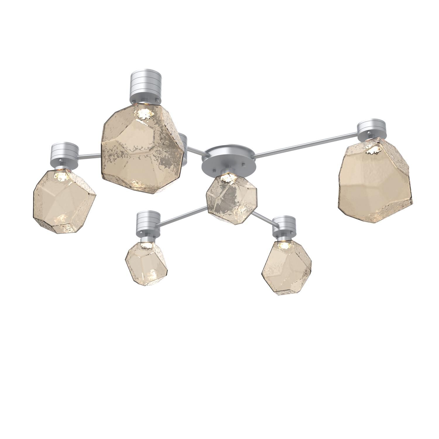 Levi Wilson Gem 38 Inch Semi Flush Mount by Hammerton Studio