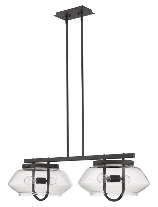Garner 38 Inch 4 Light Linear Suspension Light by Trend Lighting