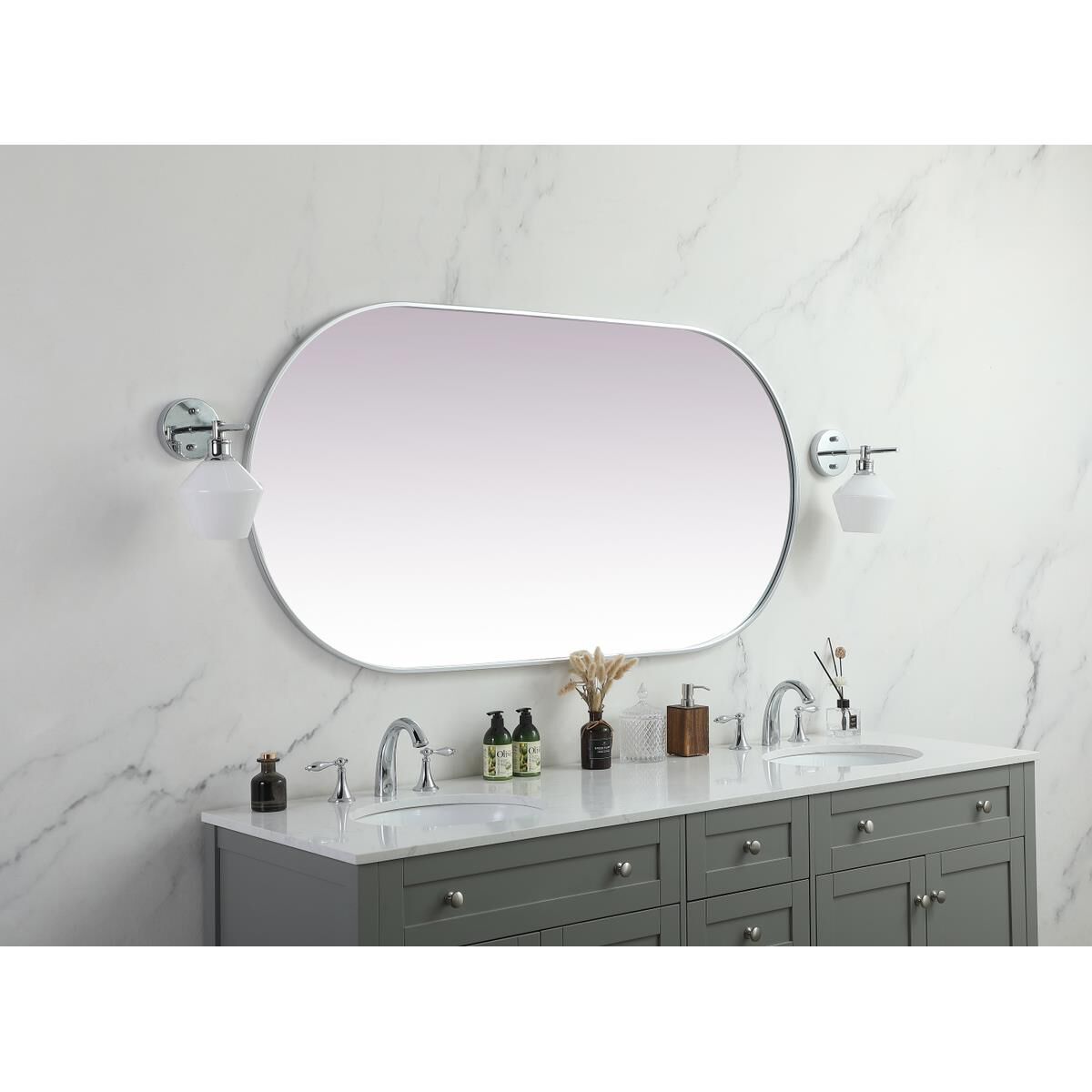 Asha 60 Inch Decorative Mirror by Elegant Decor