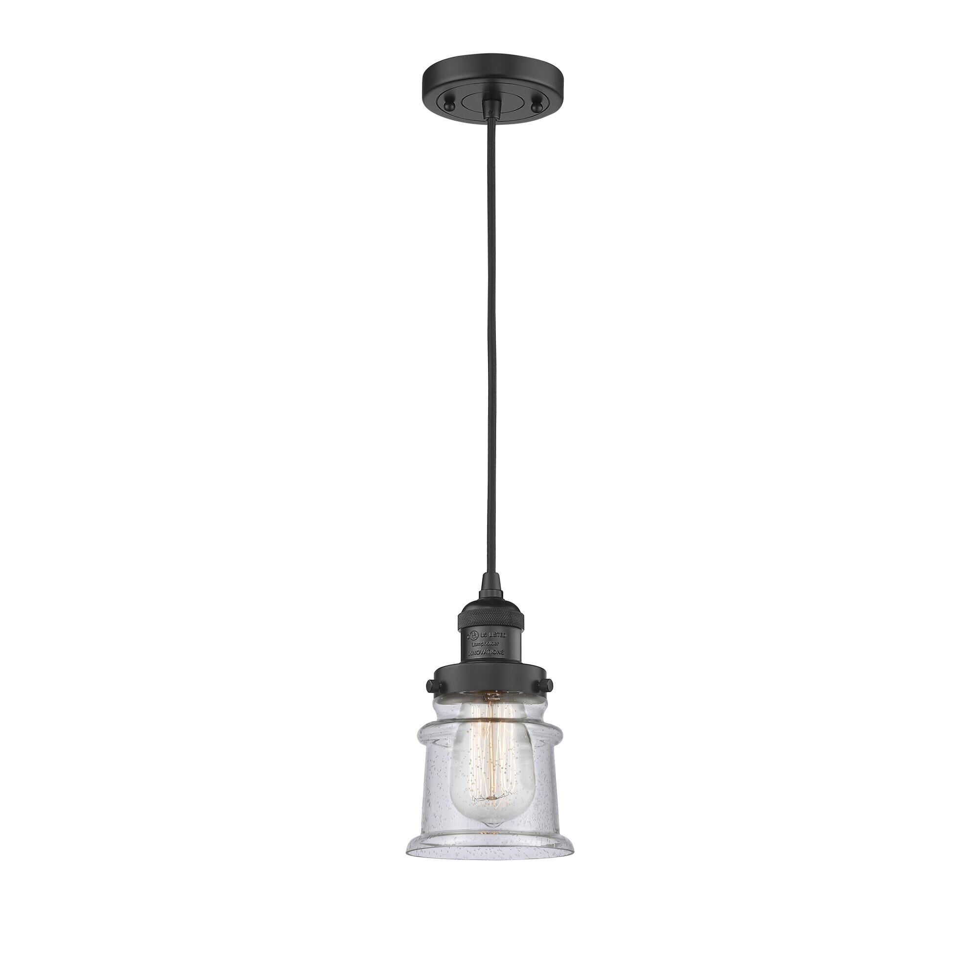 Shown in Matte Black finish and Seedy glass