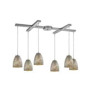 Fissure 33 Inch 6 Light Linear Suspension Light by ELK Lighting
