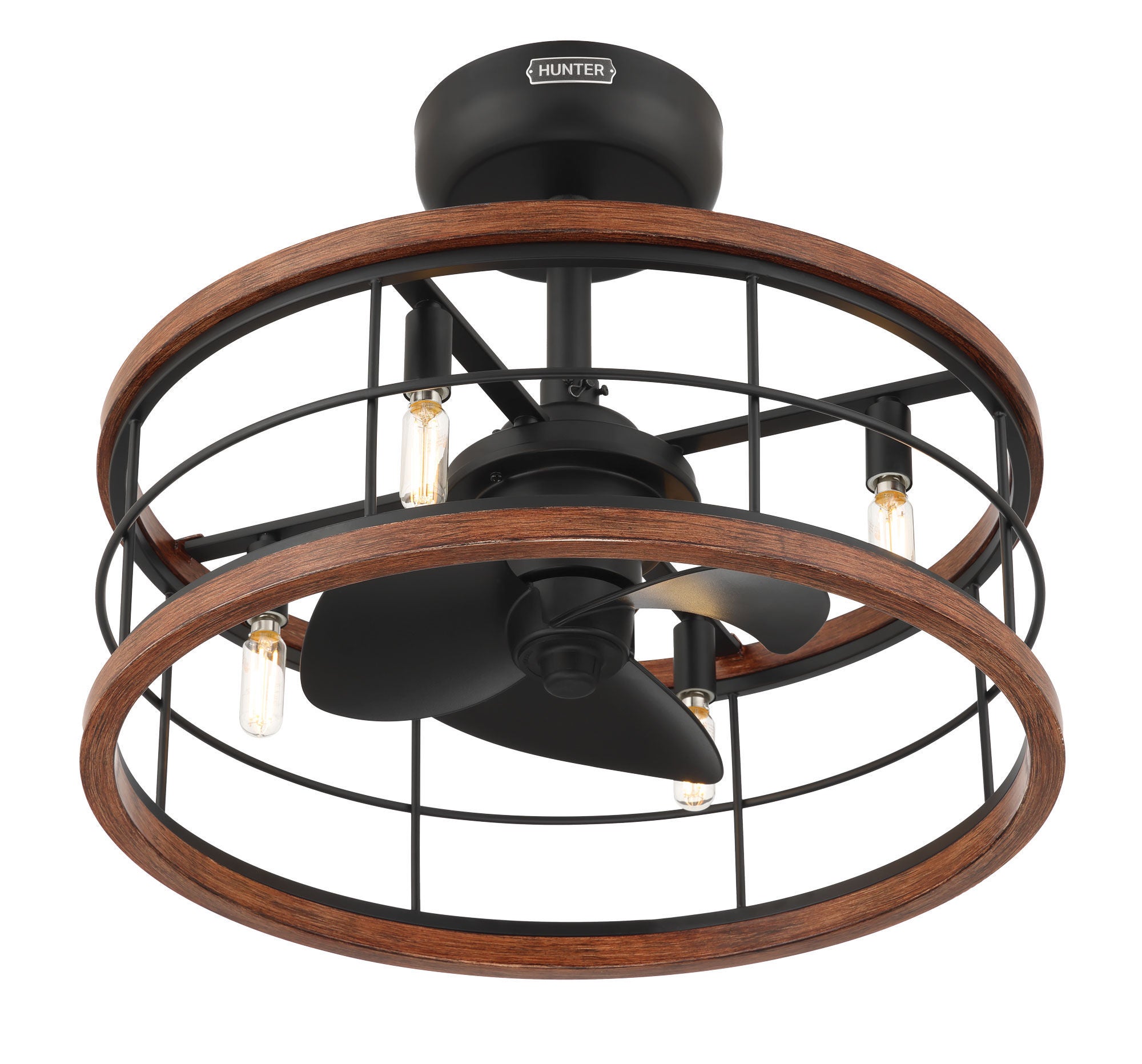 Haven 22 Inch Chandelier Ceiling Fan with Light Kit,