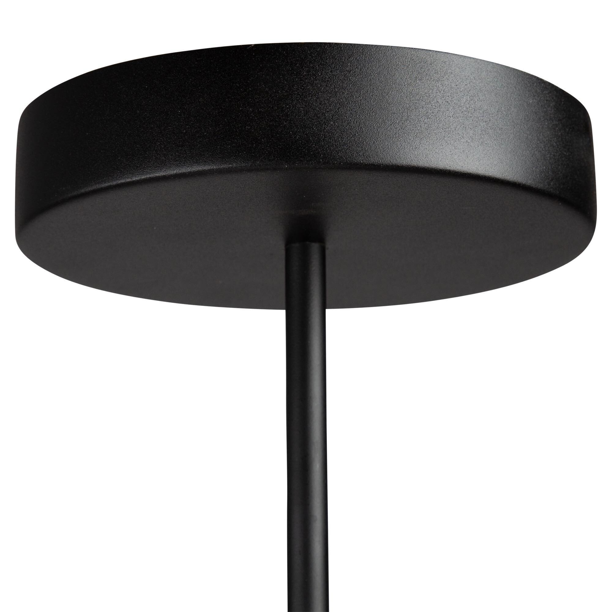 Shown in Black finish and - shade