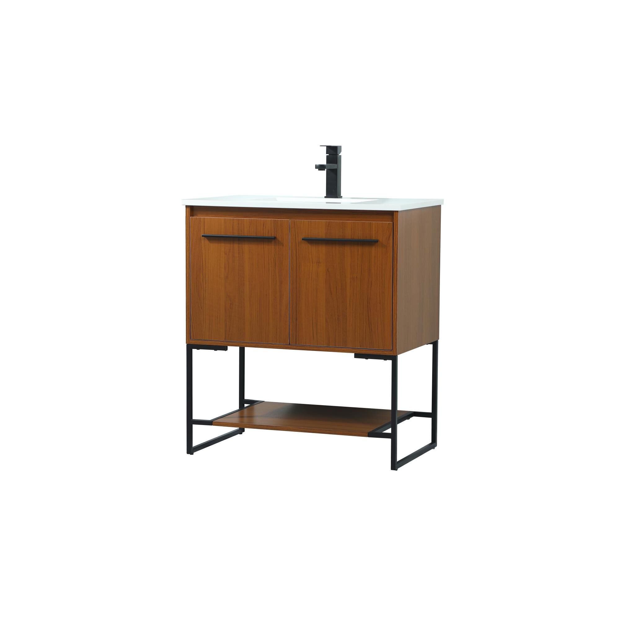 Shown in Teak finish