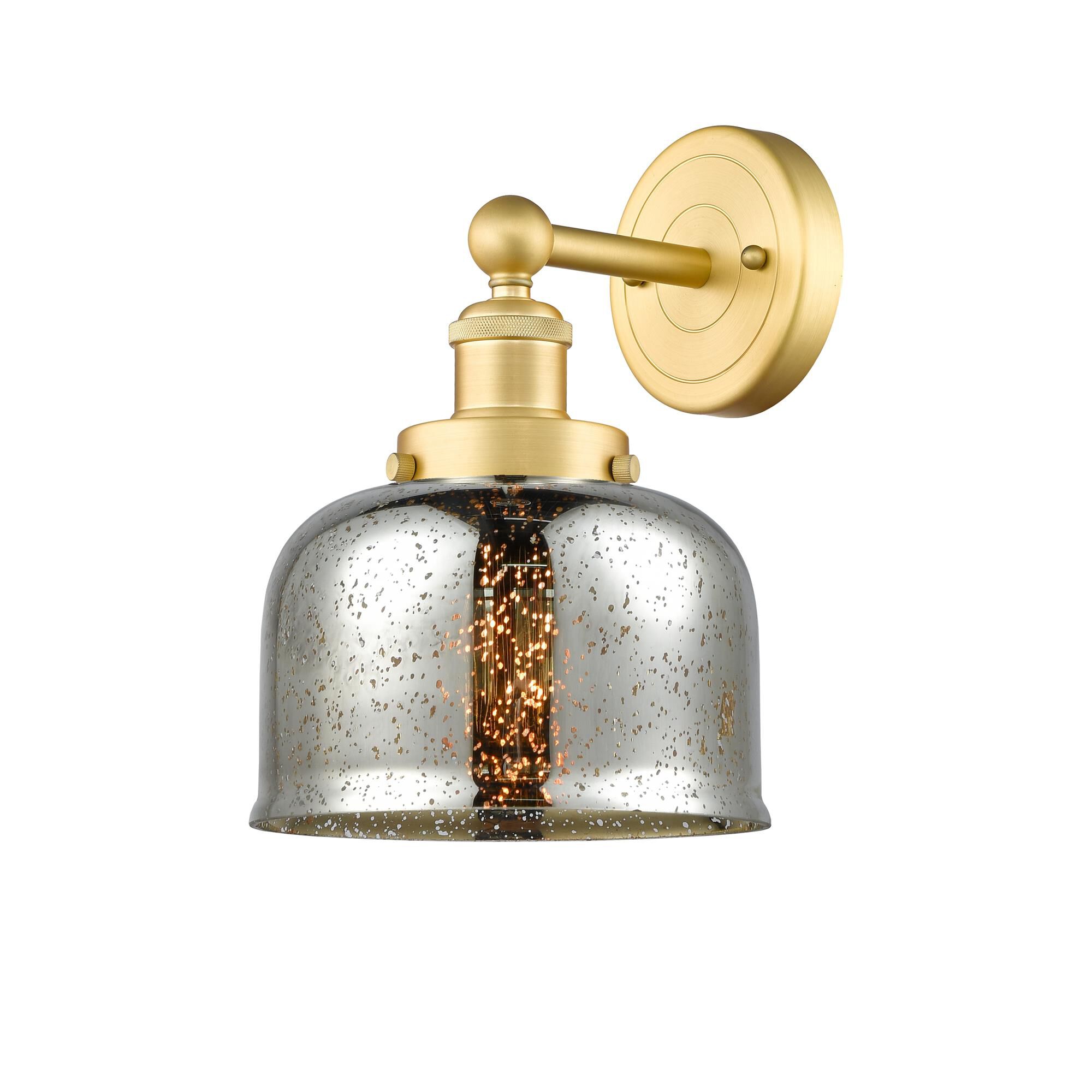 Shown in Satin Gold finish and Silver Plated Mercury glass
