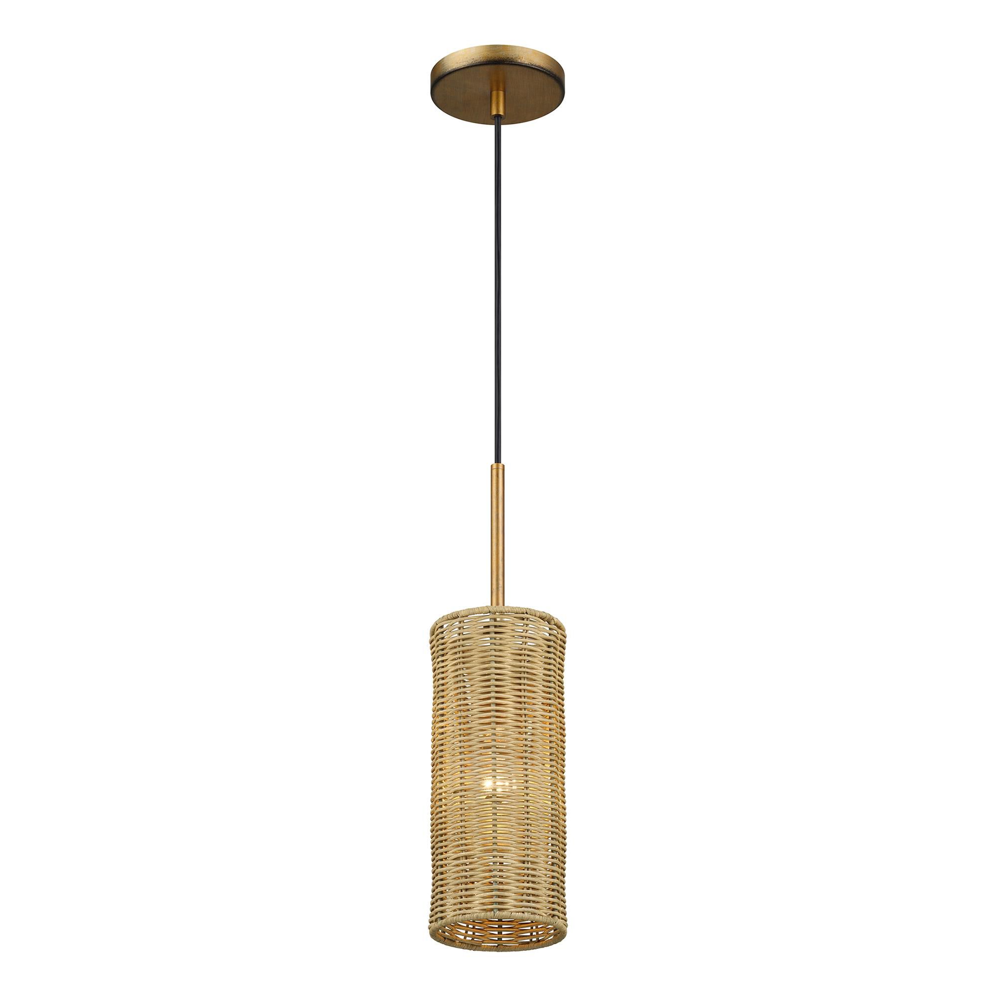Weavington 5 Inch Mini Pendant by Livex Lighting