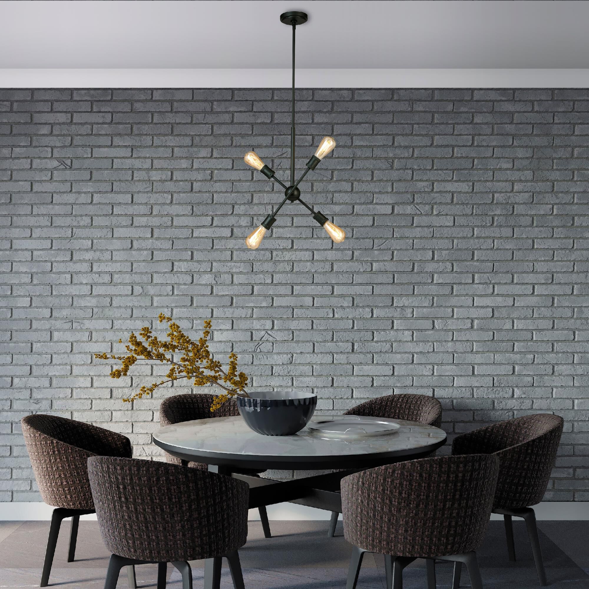 Shown in Black finish