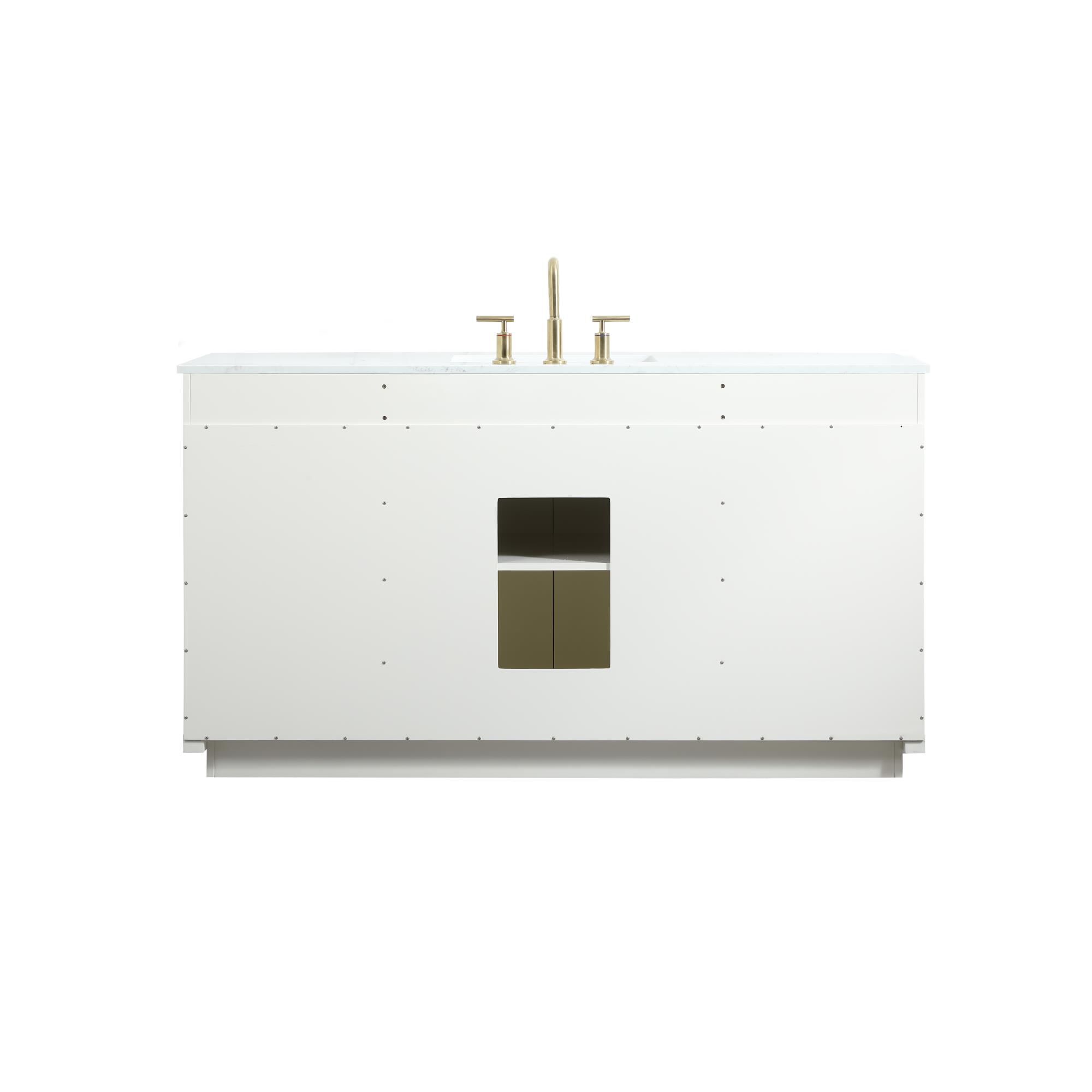 Shown in White finish