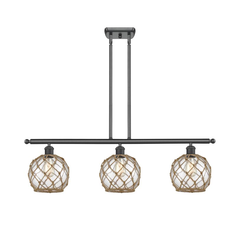 Bruno Marashlian Farmhouse Rope 36 Inch Linear Suspension Light by Innovations Lighting