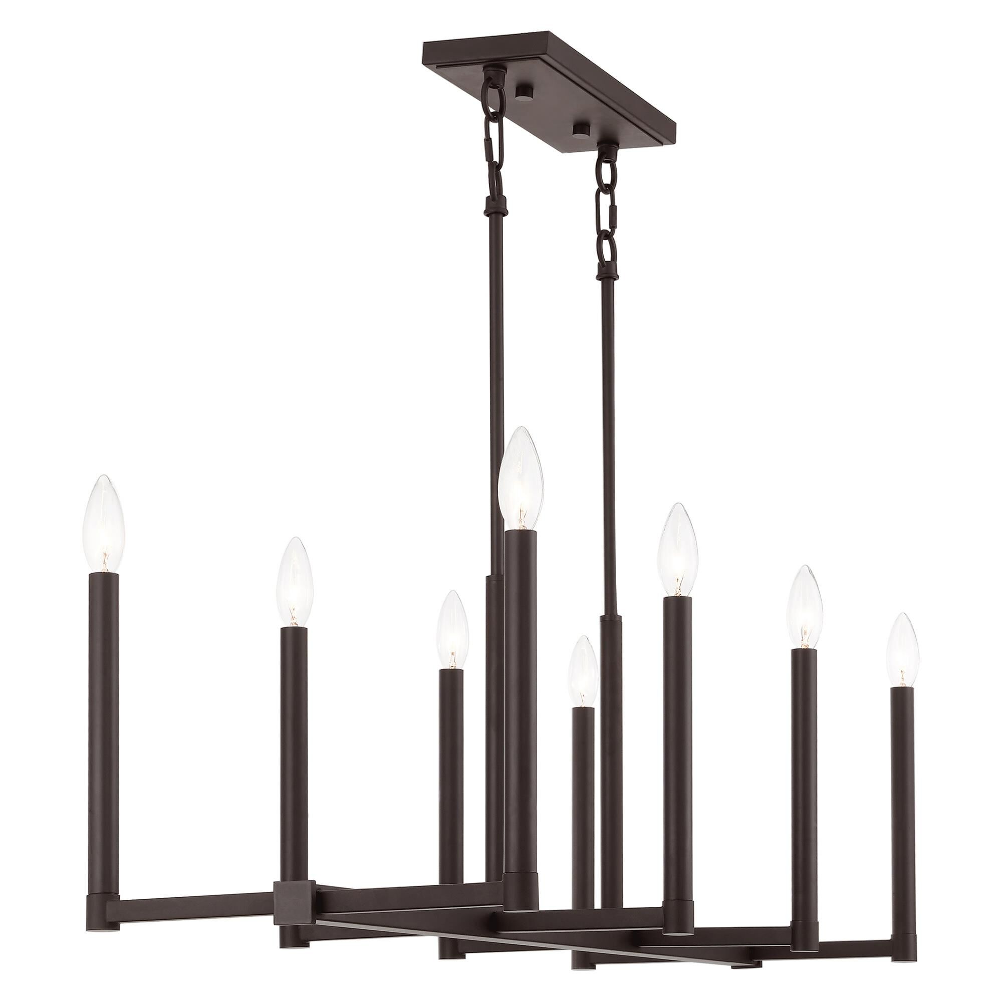 Alpine 36 Inch 8 Light Linear Suspension Light by Livex Lighting