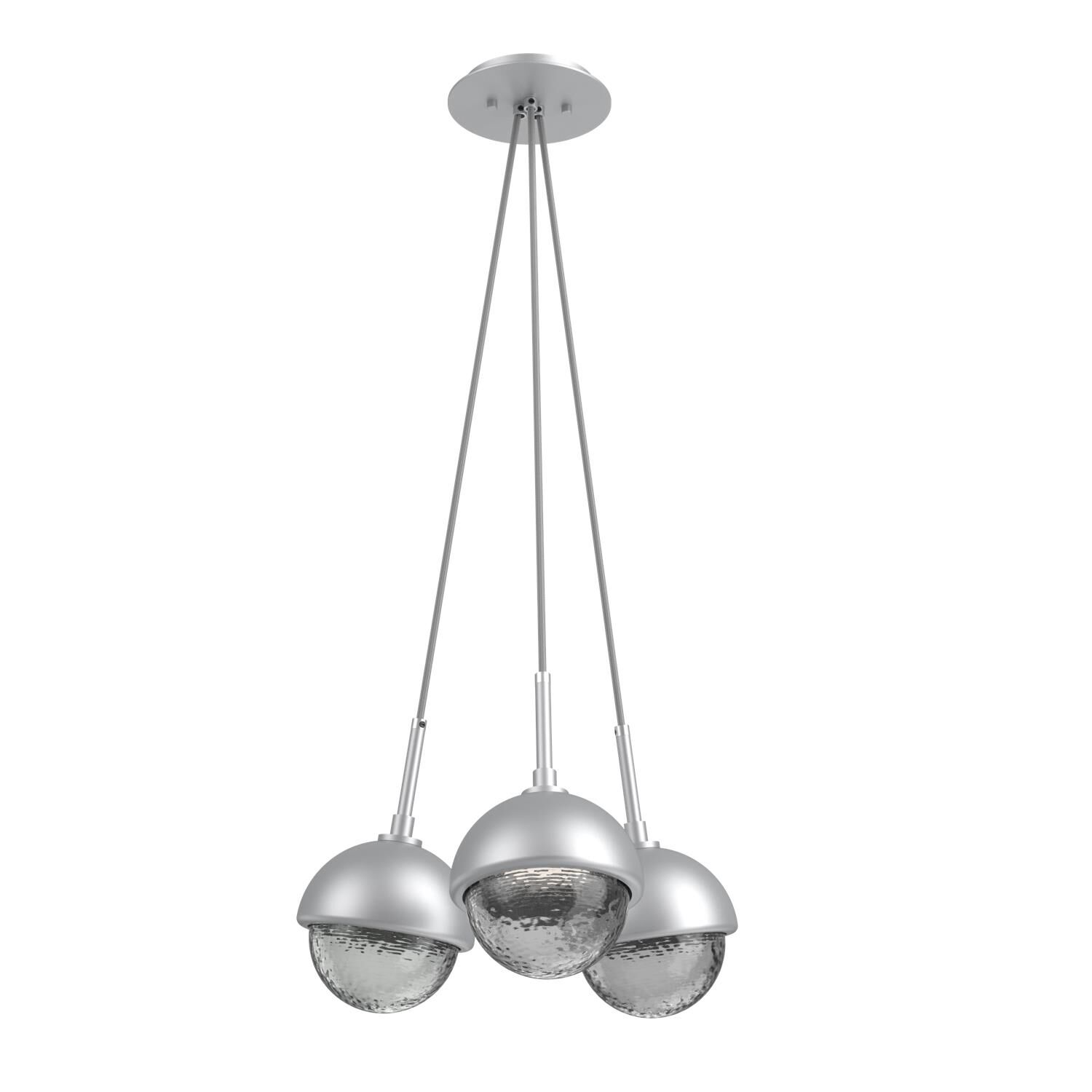 Levi Wilson Cabochon 13 Inch Multi Pendant Light by Hammerton Studio
