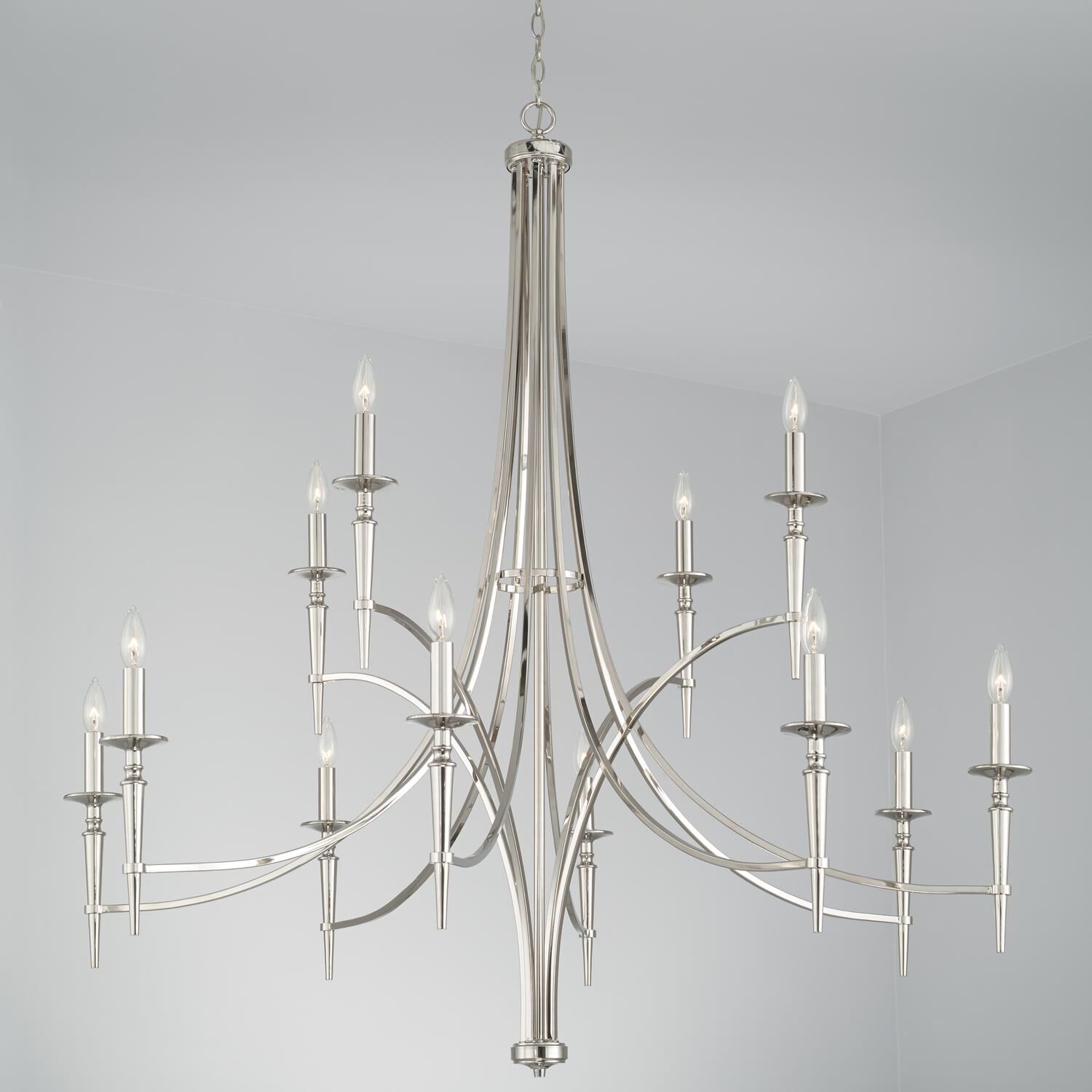 Abbie 51 Inch 12 Light Chandelier Capitol Lighting