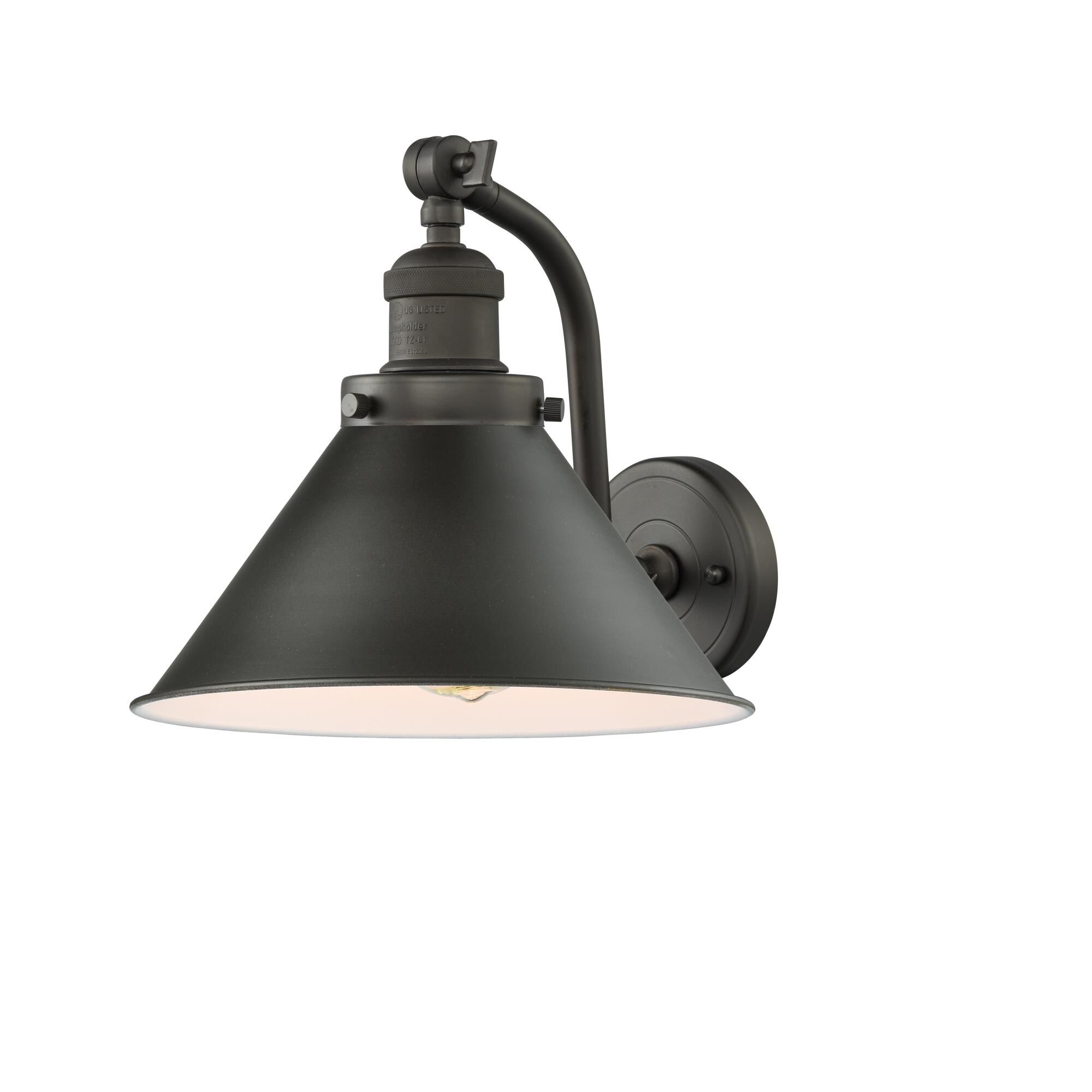 Shown in Oil Rubbed Bronze finish and Oil Rubbed Bronze shade