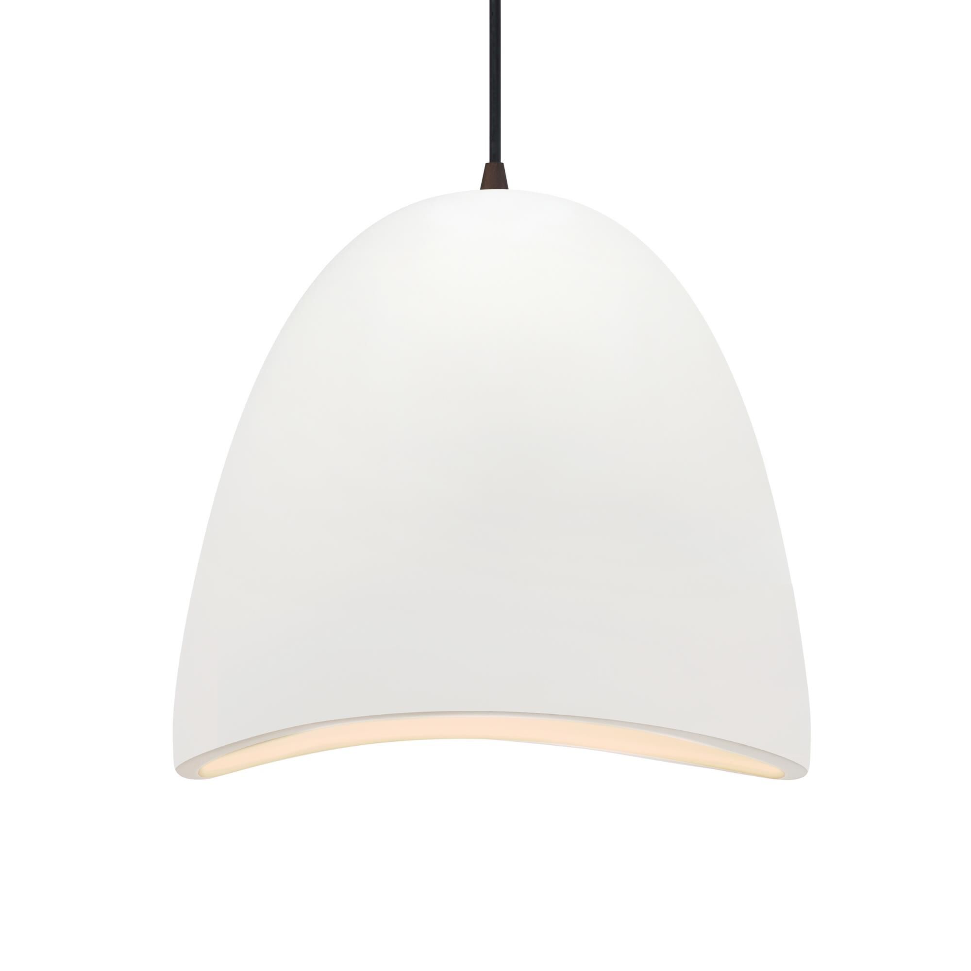 Shown in Dark Bronze finish and Bisque shade