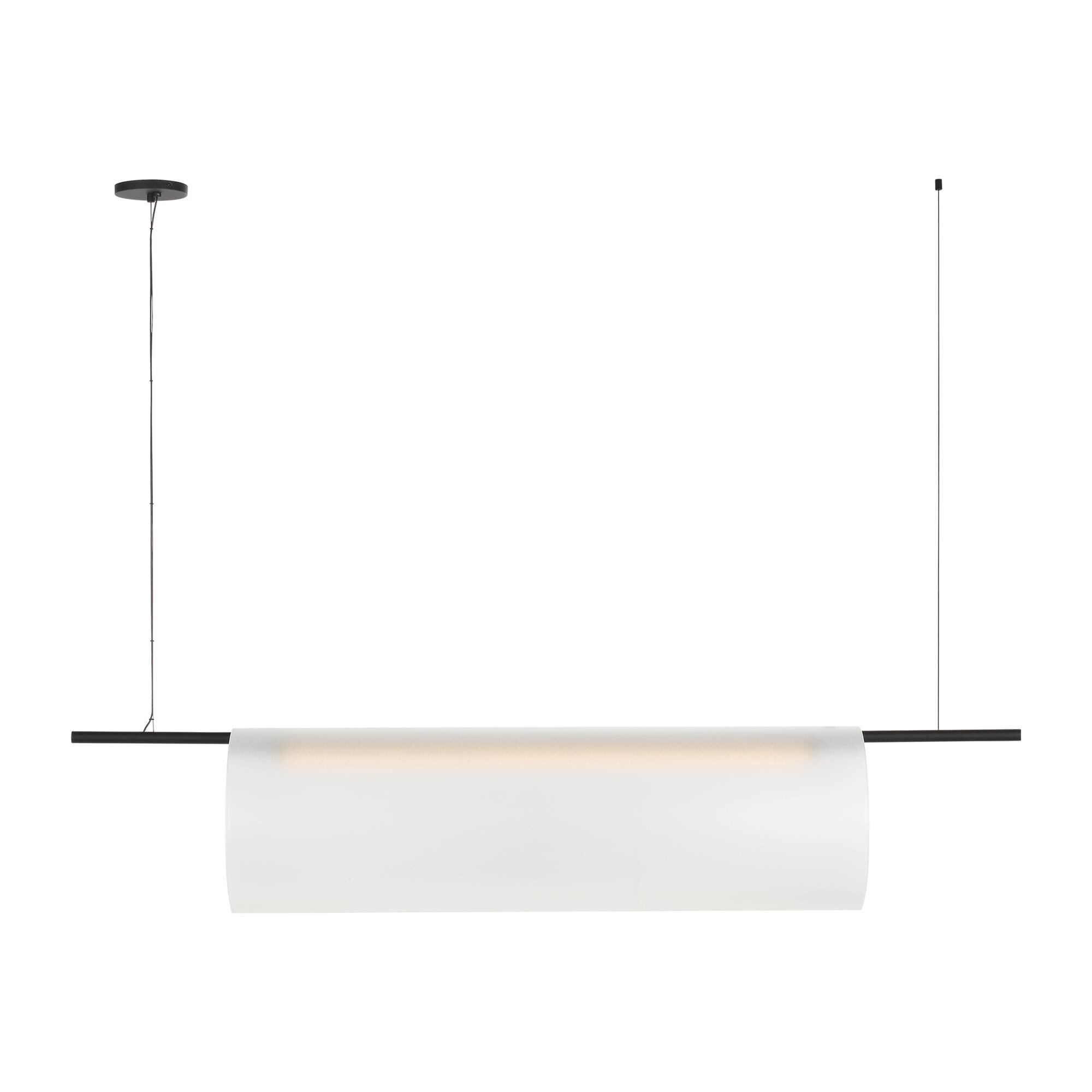 Shown in Nightshade Black finish and Etched glass