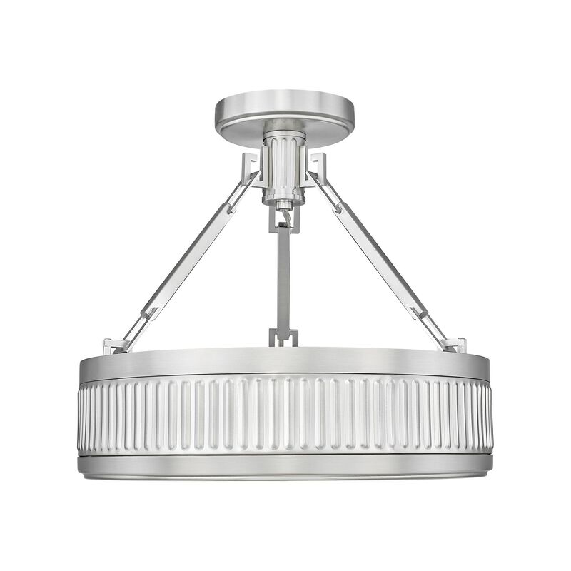 Quinn 15 Inch Semi Flush Mount by Z-Lite