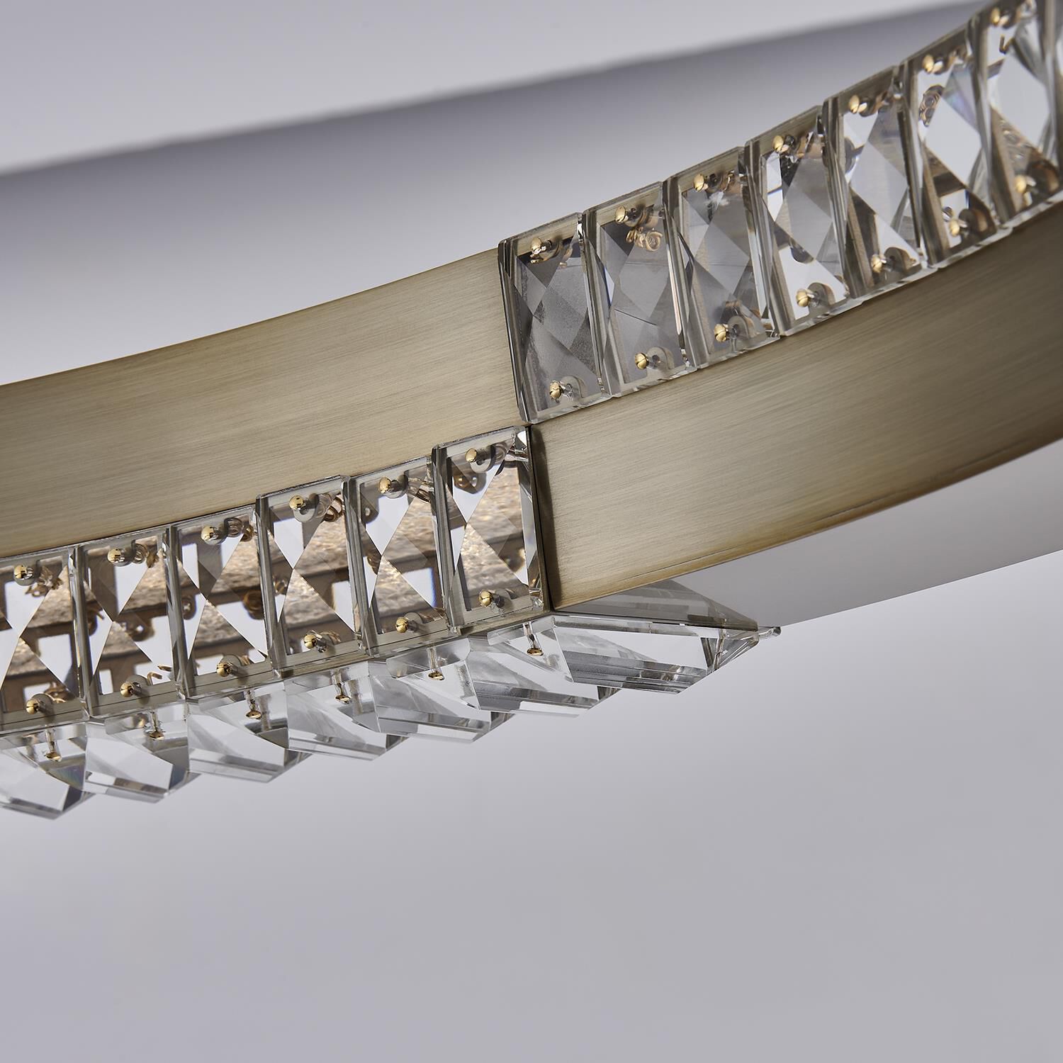 Shown in Winter Brass finish and Firenze Clear crystal