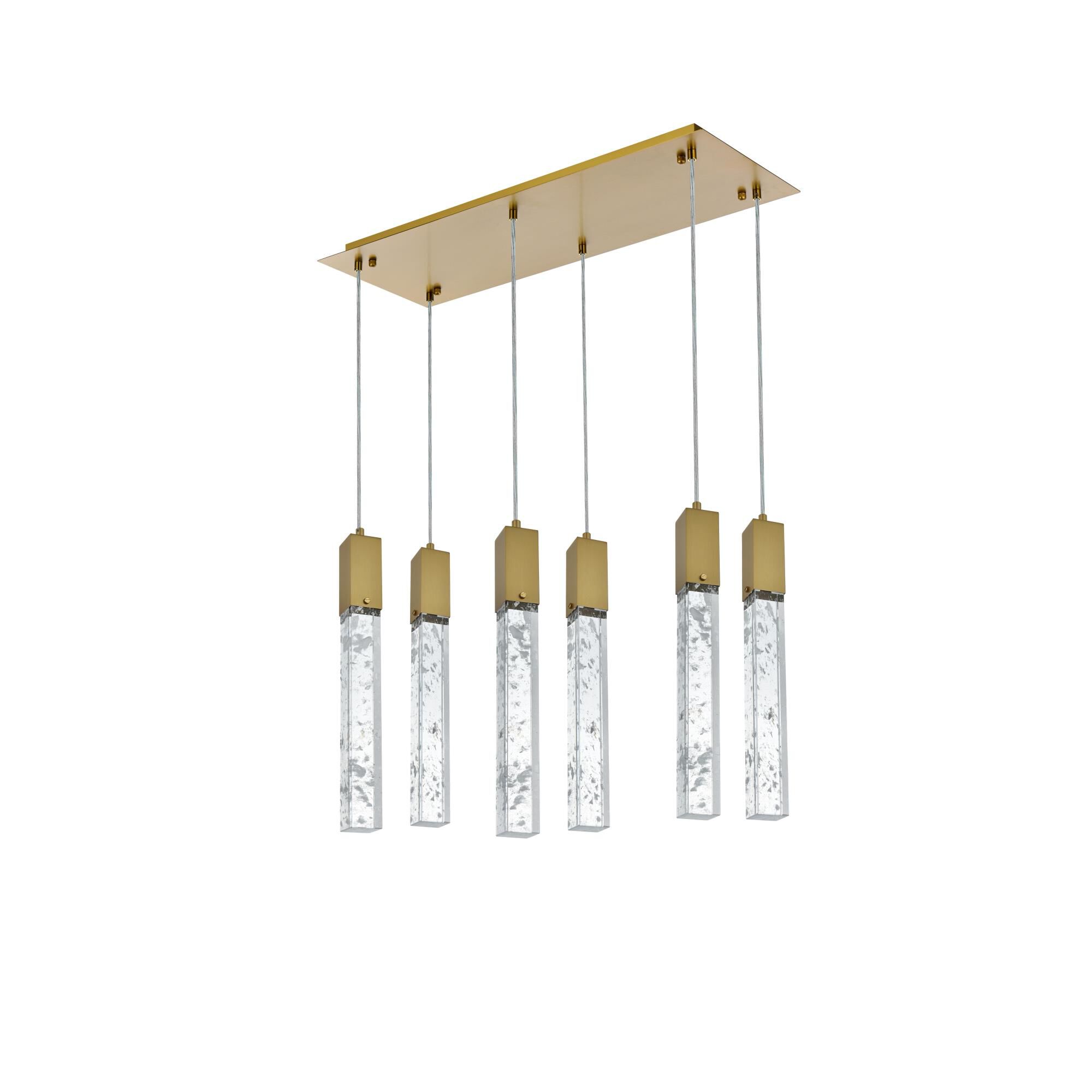 Aurora 32 Inch Linear Suspension Light by Elegant Lighting