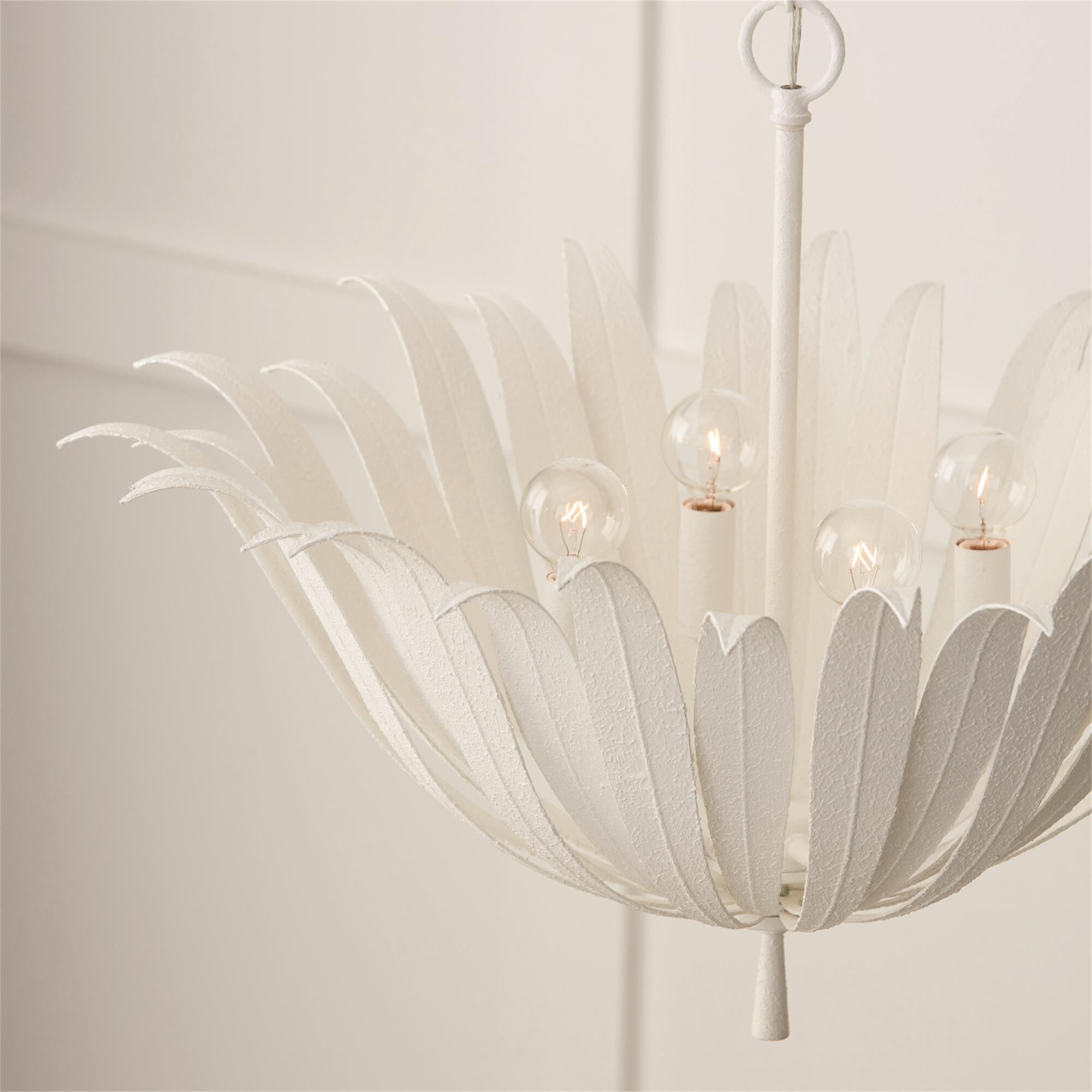 Shown in Textured White finish