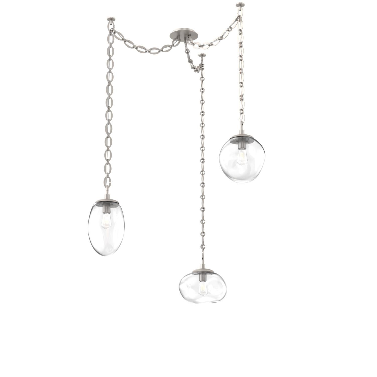 Levi Wilson Cosmos 17 Inch Multi Pendant Light by Hammerton Studio
