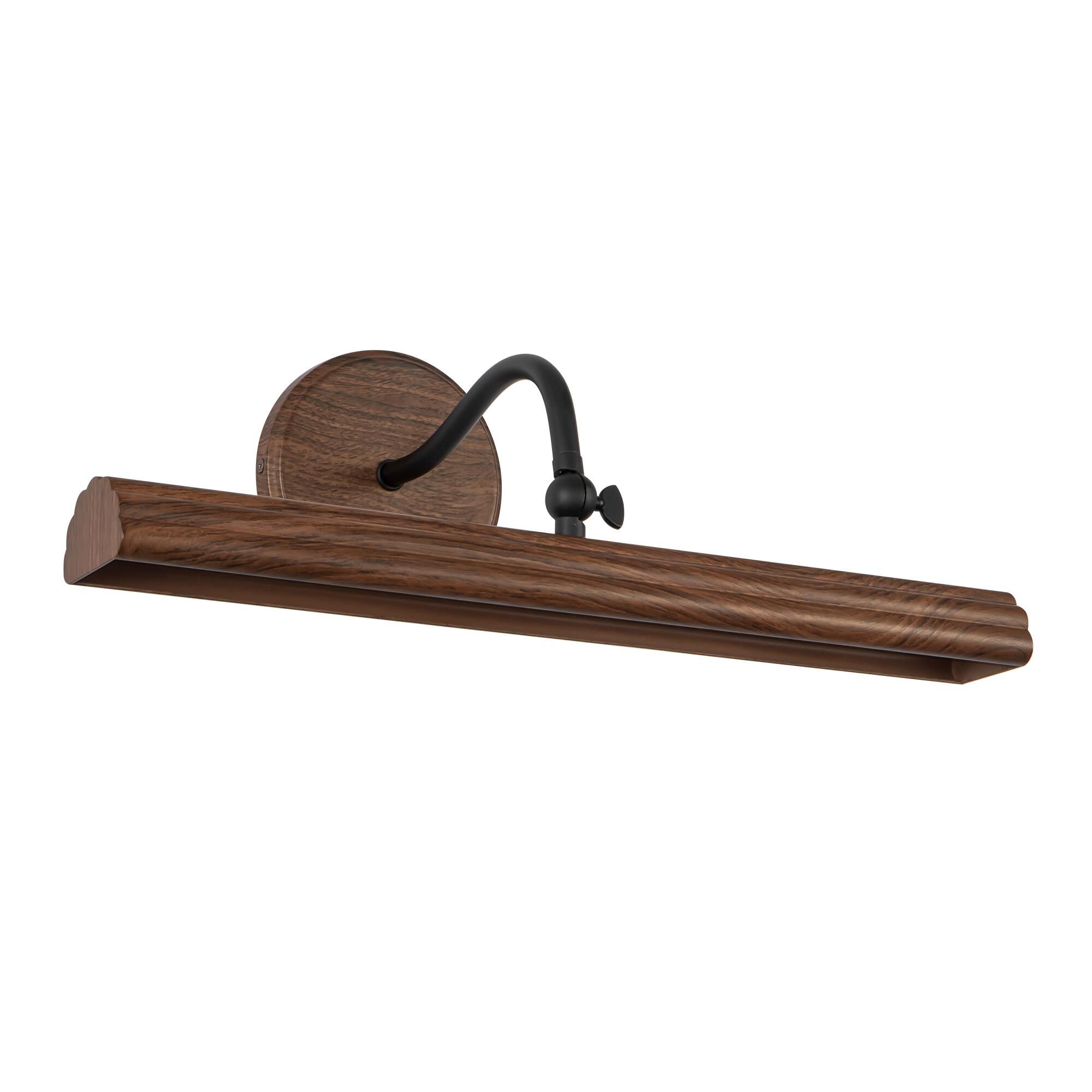 Shown in Walnut finish and Frosted Acrylic Diffuser glass and Aluminum shade