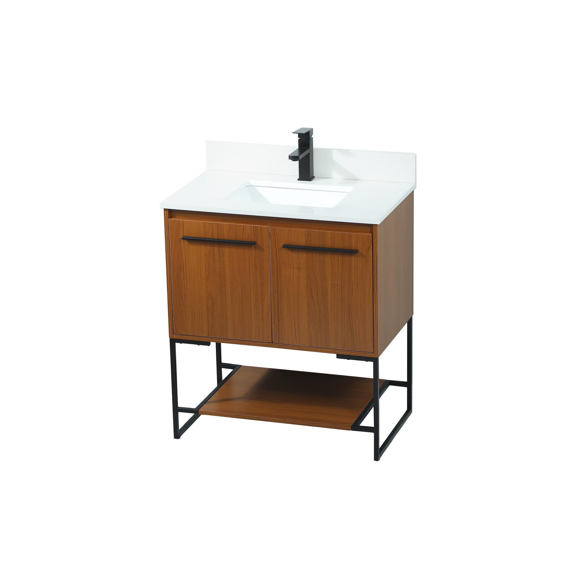 Shown in Teak finish