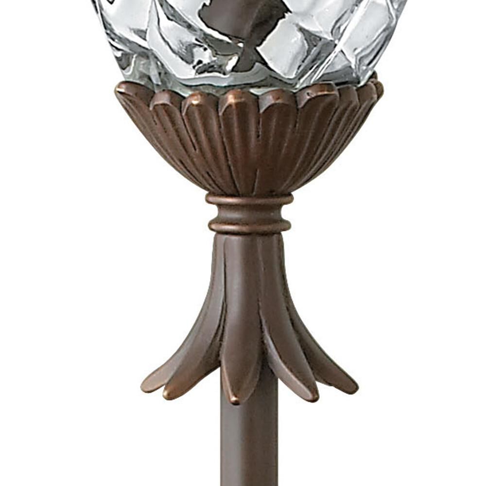 Shown in Copper Bronze finish and Clear Optic glass