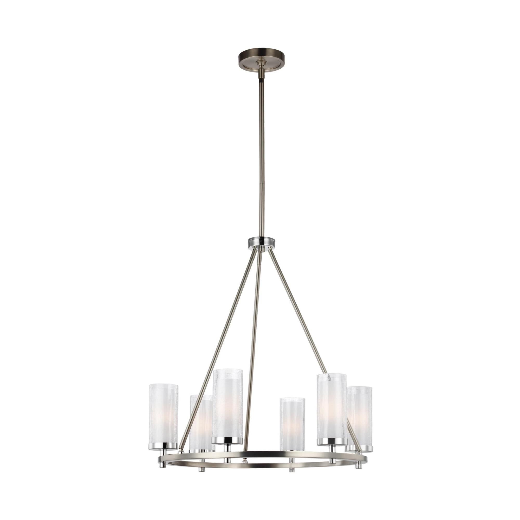 Jonah 25 Inch 6 Light Chandelier by Generation Lighting