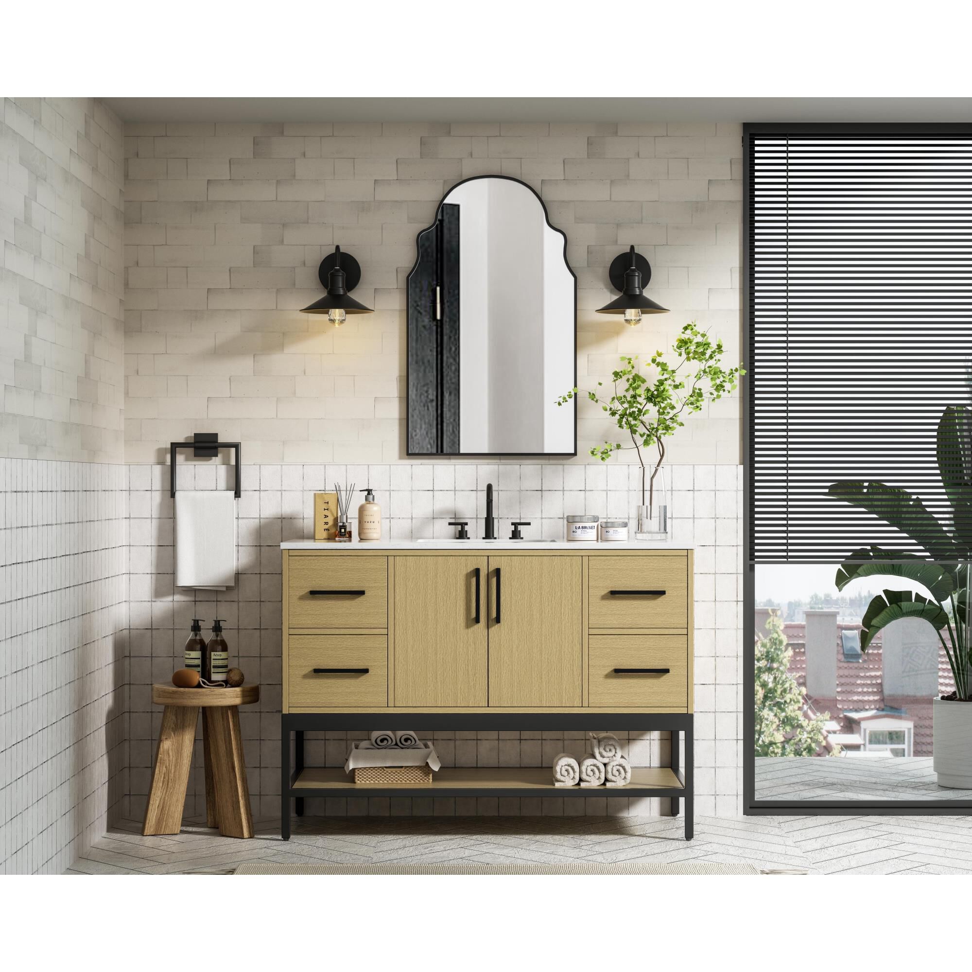 Shown in Honey Brown finish