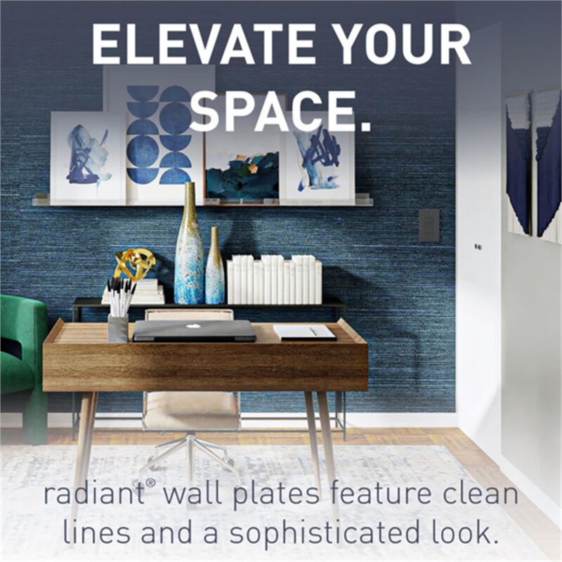 Radiant Wall Plate by Legrand