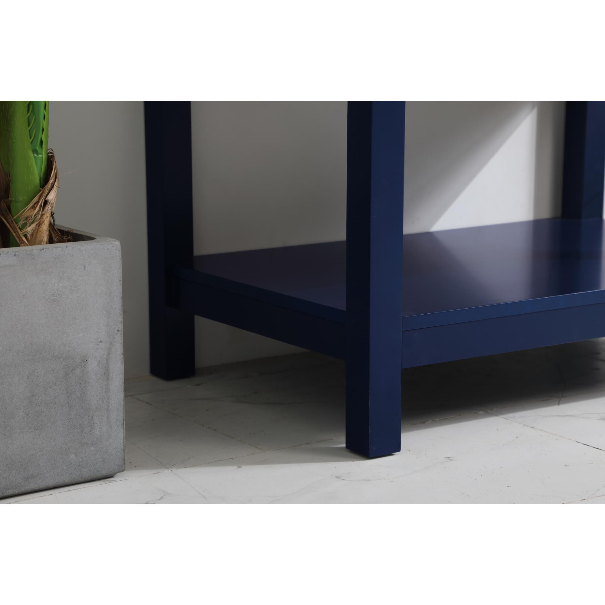 Shown in Blue finish