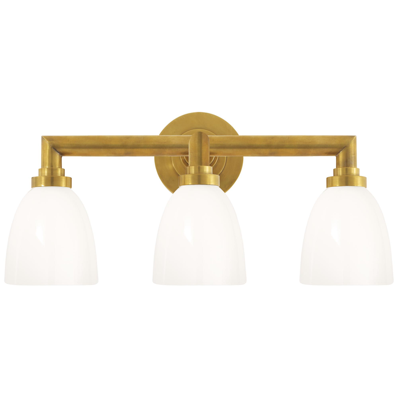Chapman & Myers Wilton 21 Inch 3 Light Bath Vanity Light by Visual Comfort Signature Collection