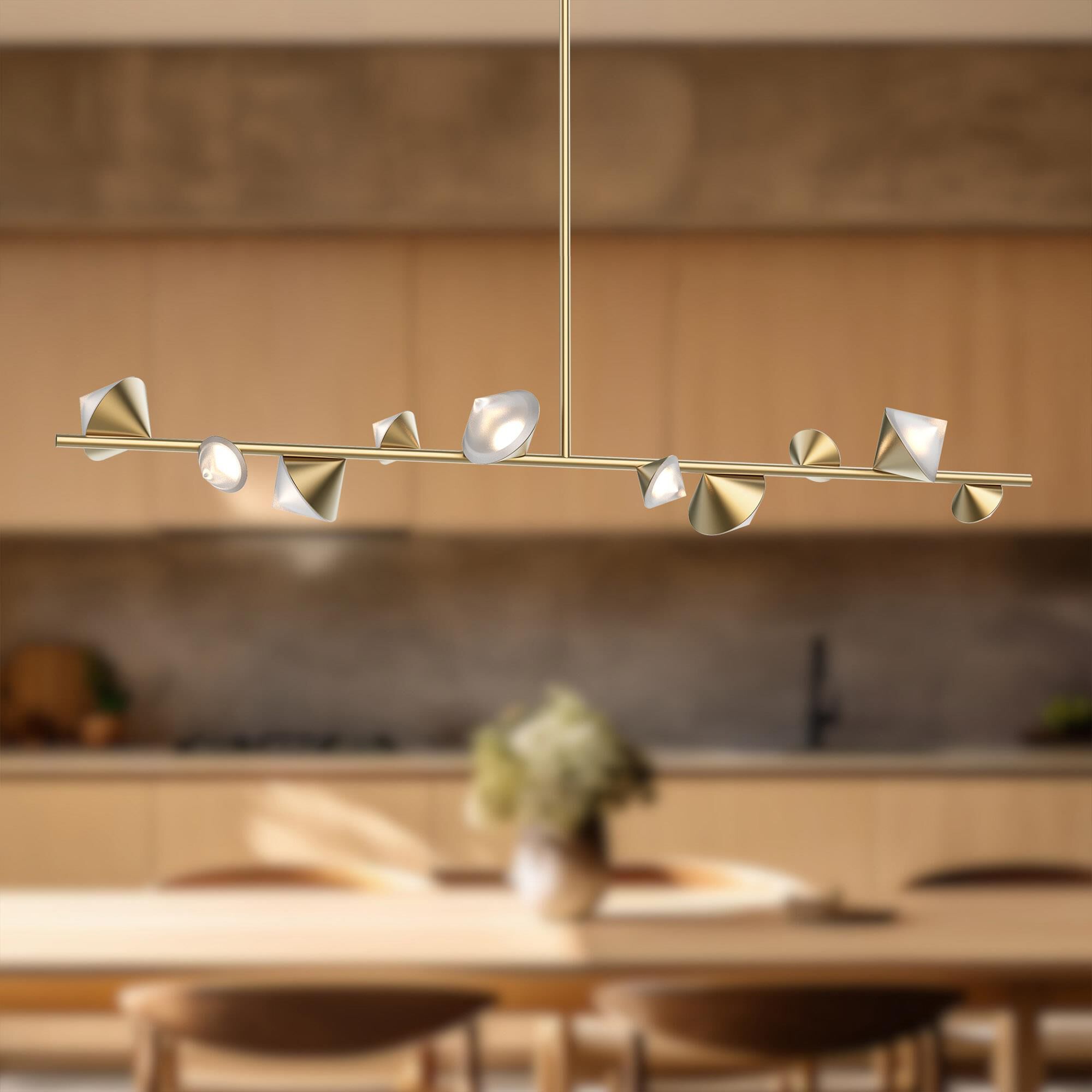 Kuzco Lighting Geode 50 Inch LED Linear Suspension Light