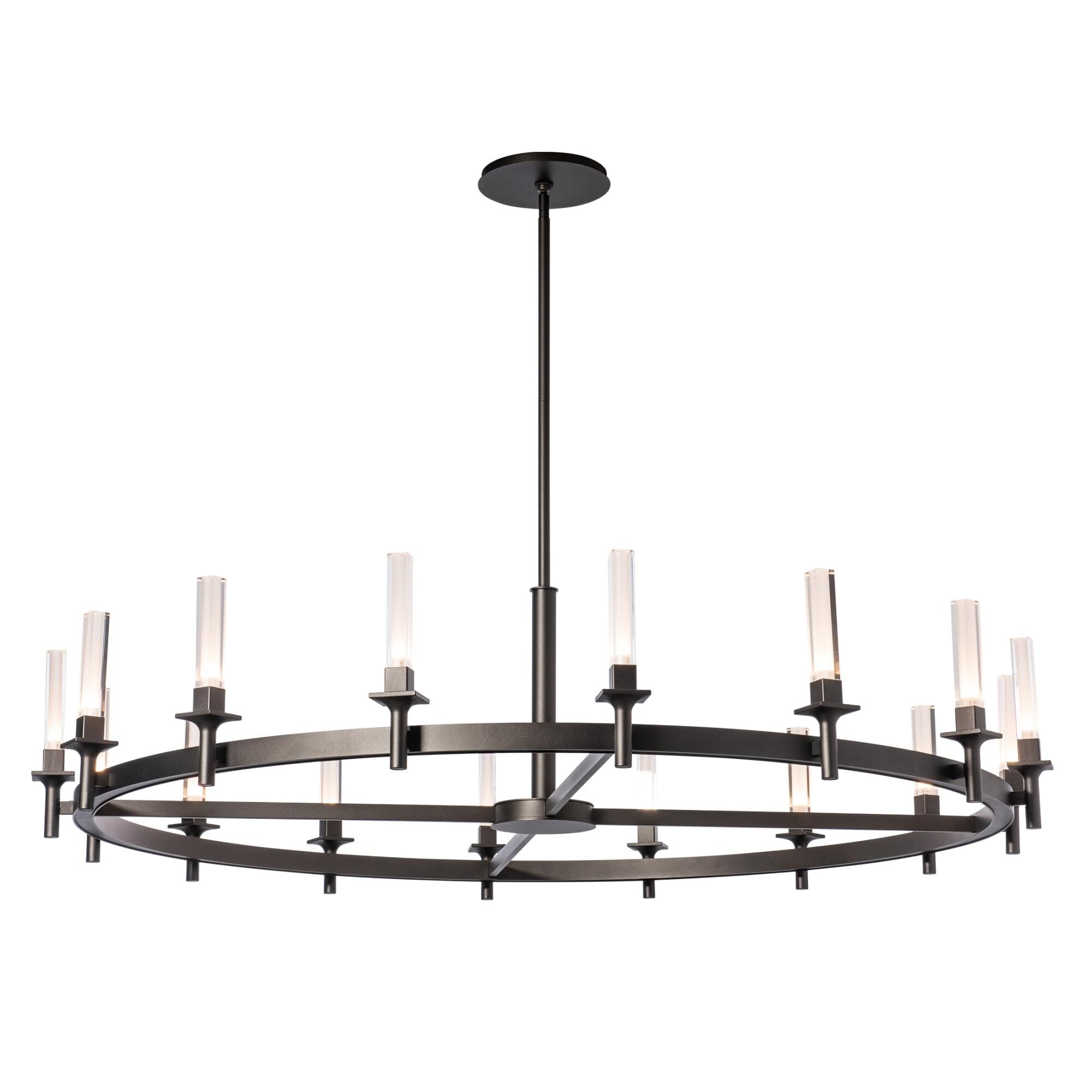 Shown in Oil Rubbed Bronze finish and Frosted shade